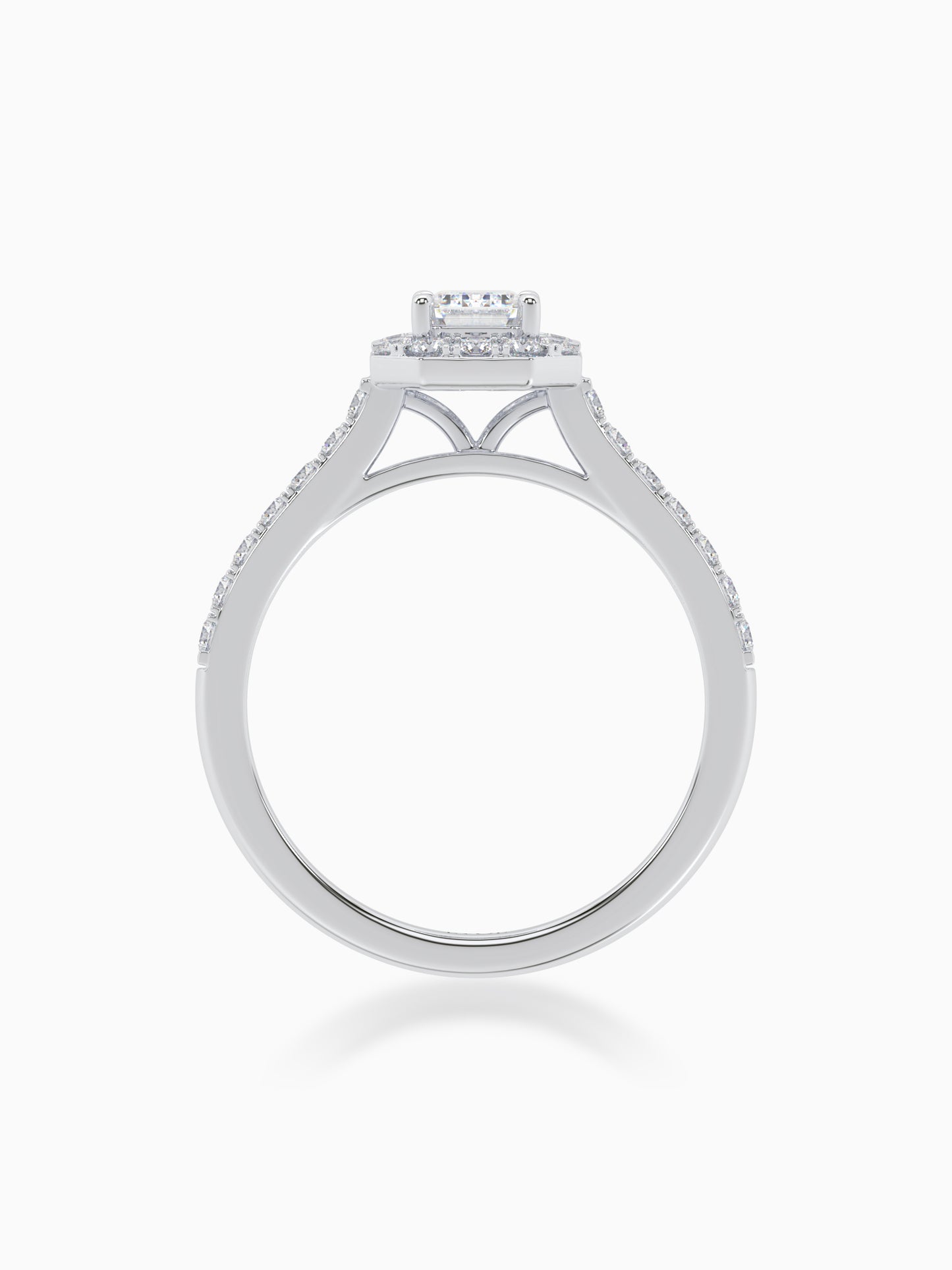 Eros Diamond Halo Ring - Evol Jewels