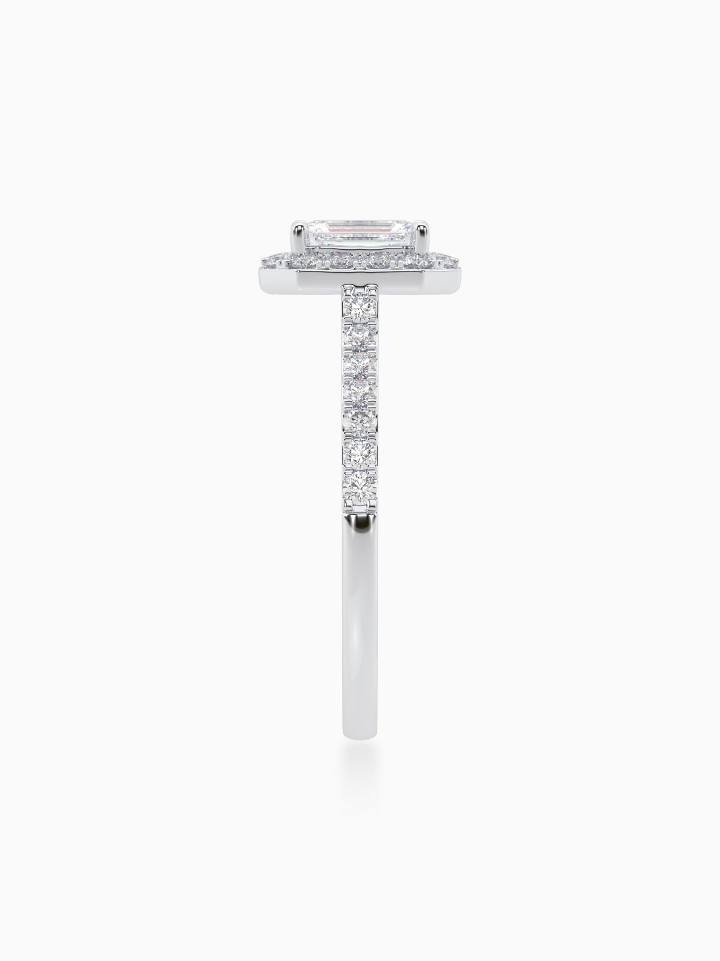 Eros Diamond Halo Ring - Evol Jewels