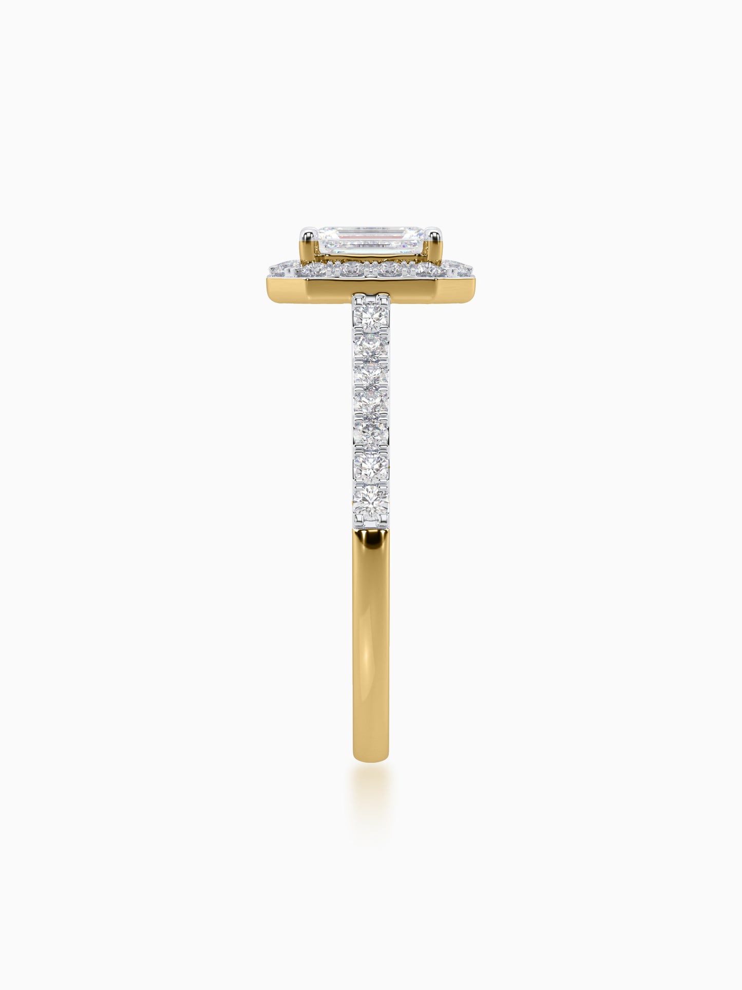 Eros Diamond Halo Ring - Evol Jewels