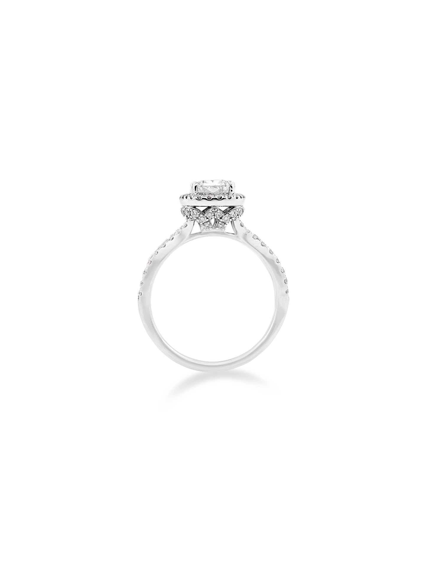 Infinity Halo Diamond Ring