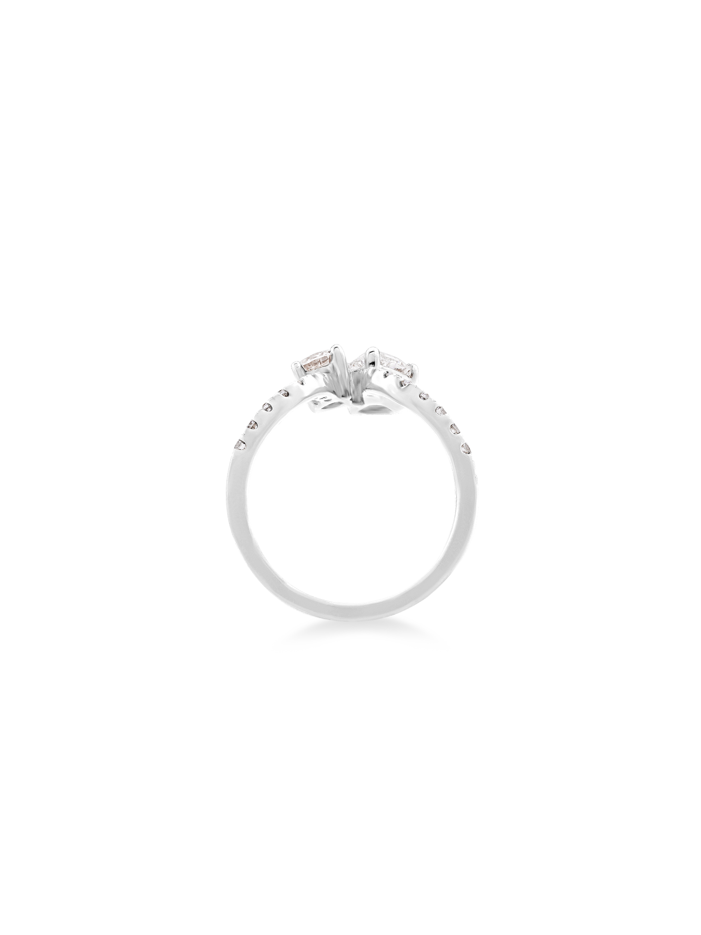 Luna Twin Diamond Wrap Ring