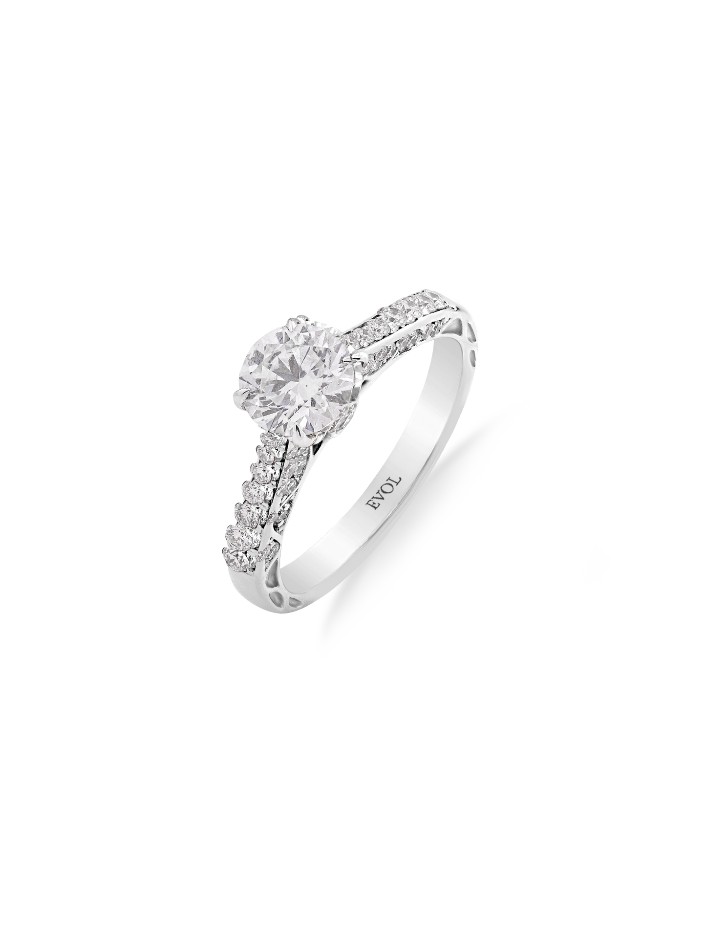 Elyse Round Diamond Solitaire