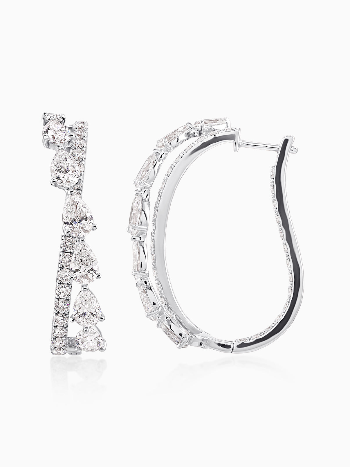 Rose Cascade Bali Earrings