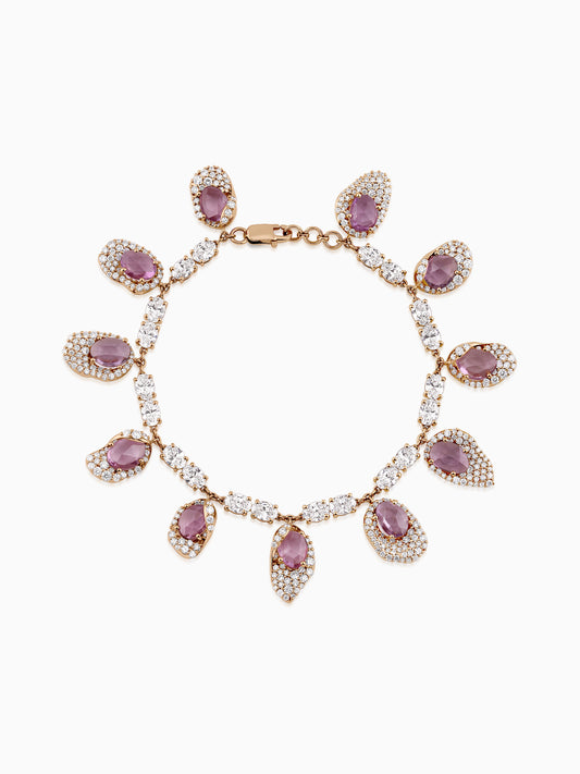 Rose Fringe Bracelet