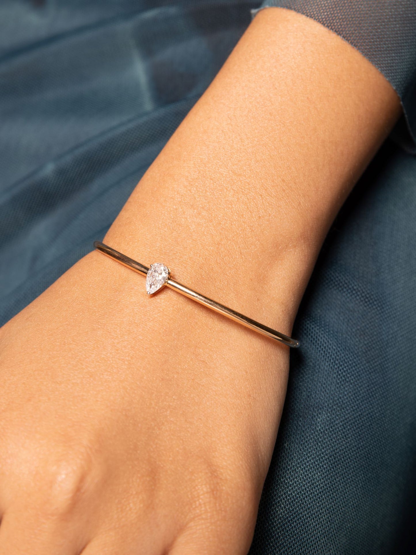 Mona Diamond Bangle  Bracelet