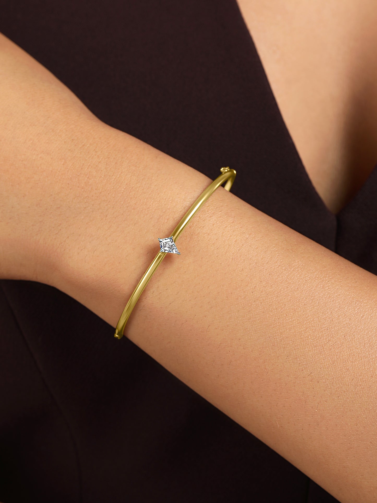 Enola Diamond Bangle Bracelet