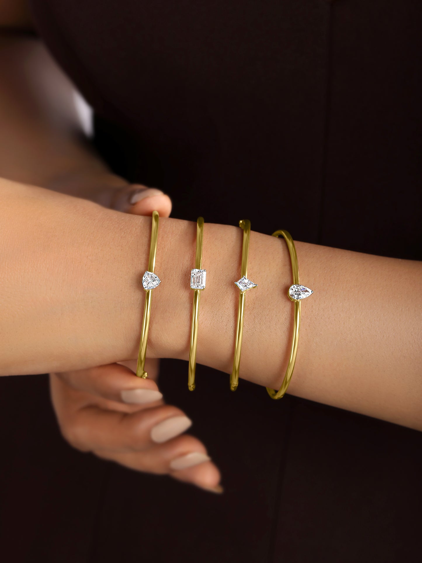 Enola Diamond Bangle Bracelet