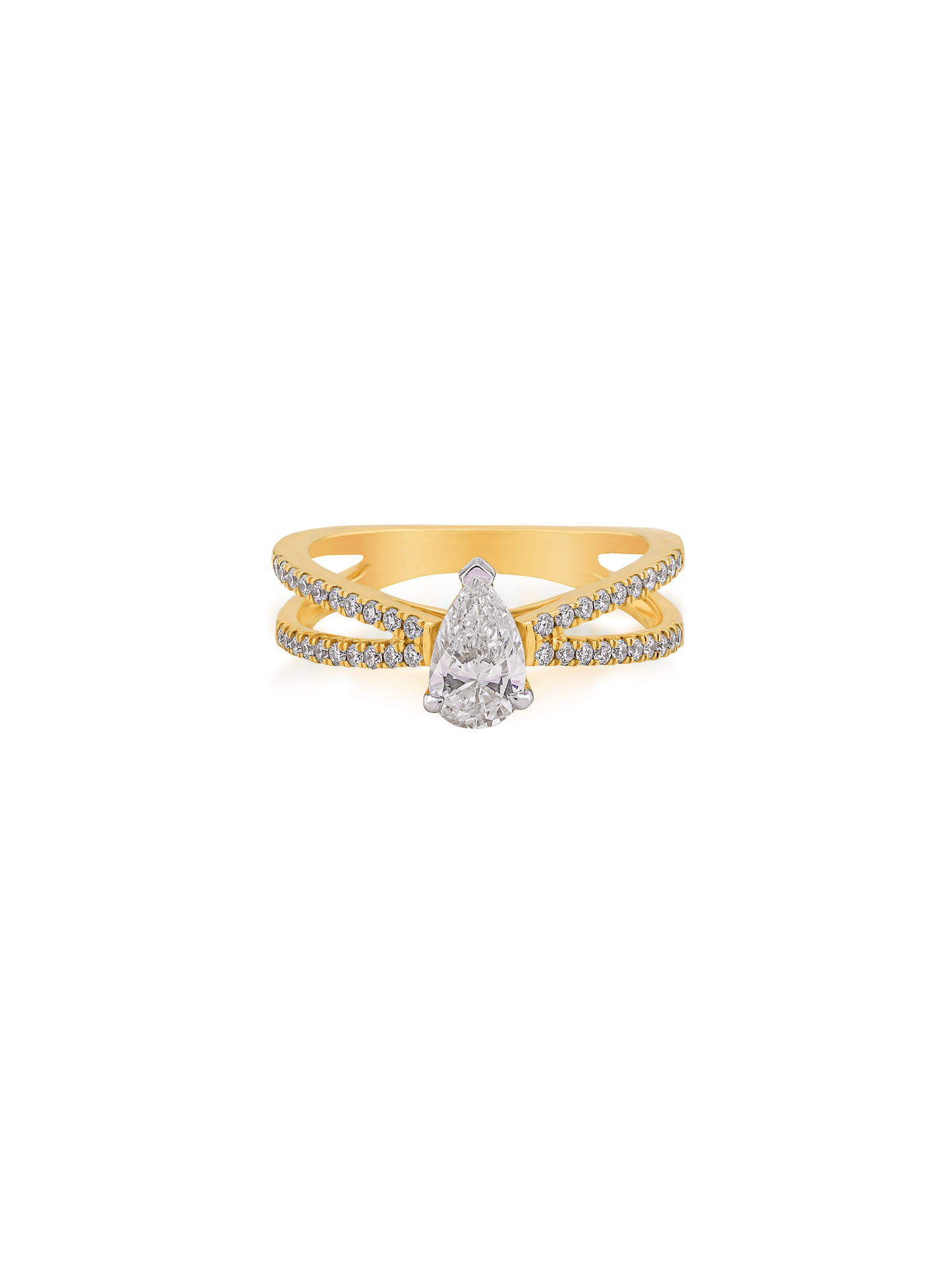 Celeste Split Band Diamond Ring