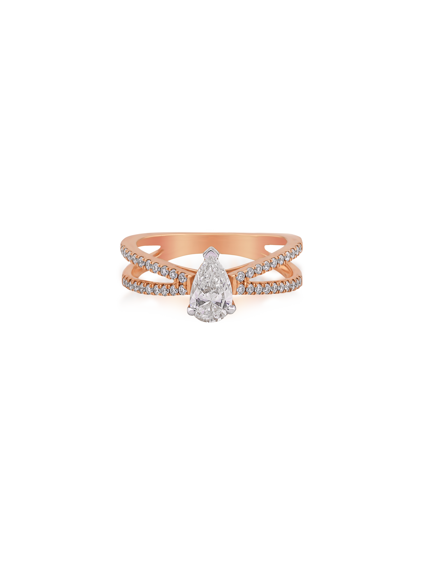 Celeste Split Band Diamond Ring