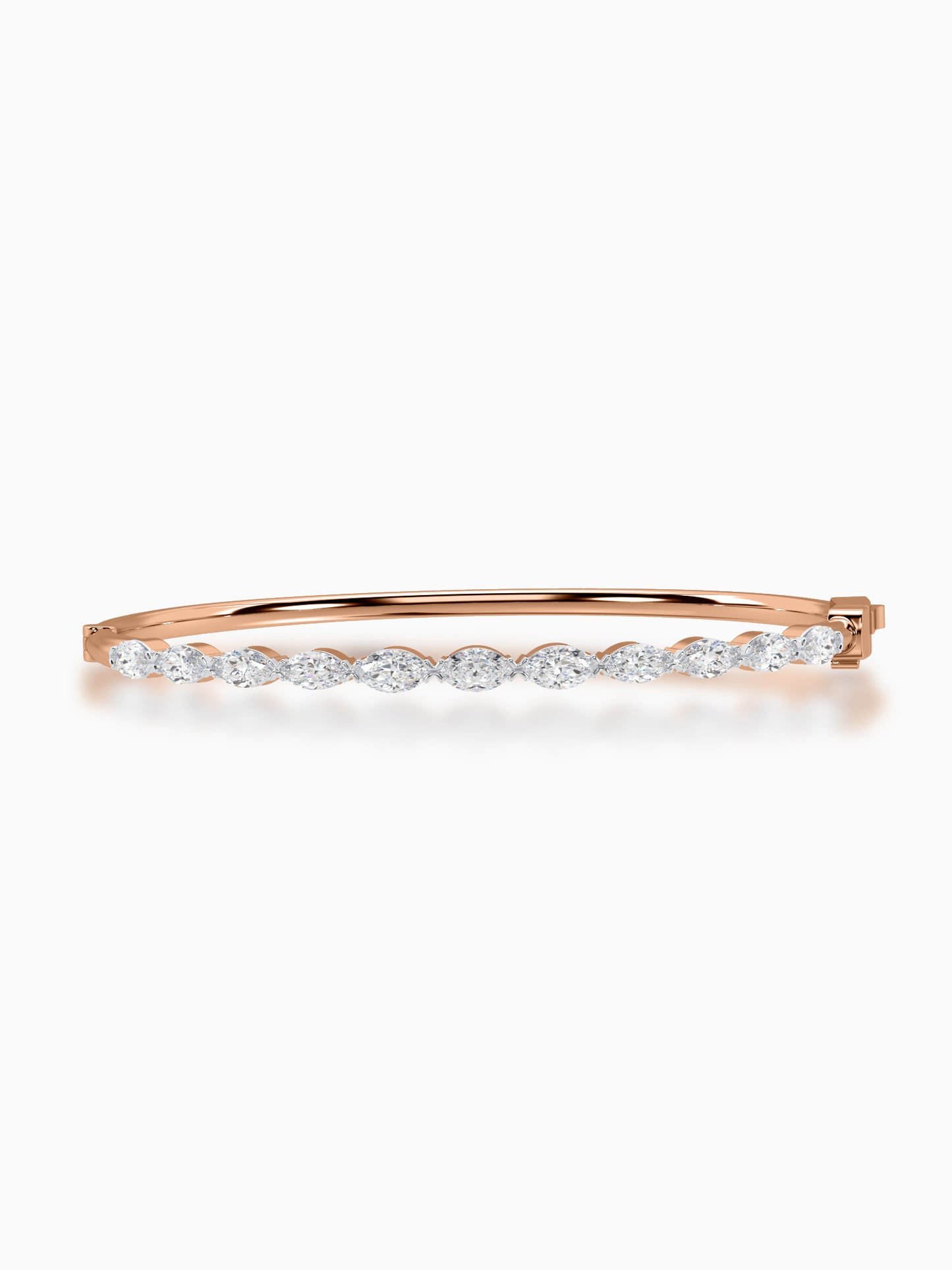 Fiery Diamond Tennis Bracelet