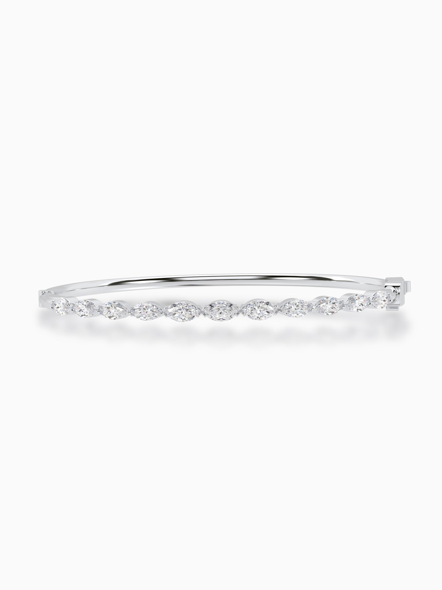 Fiery Diamond Tennis Bracelet