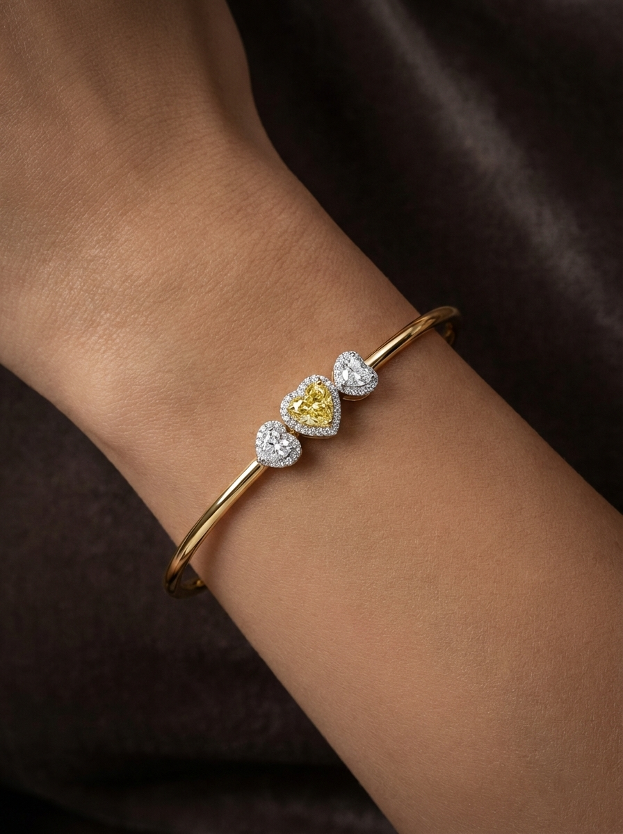 Star-crossed Lovers Diamond Bracelet