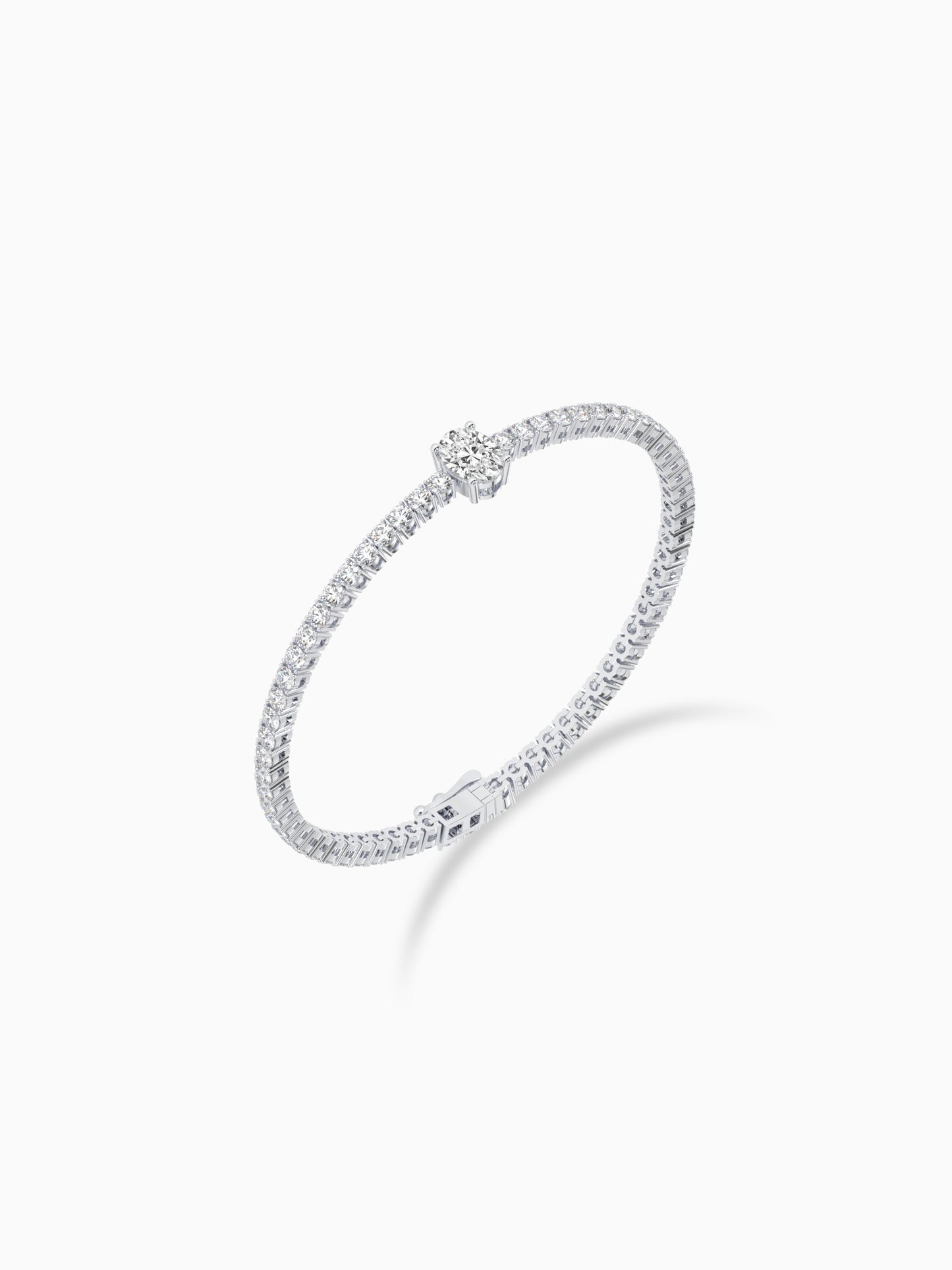 Moonlit Diamond Tennis Bracelet