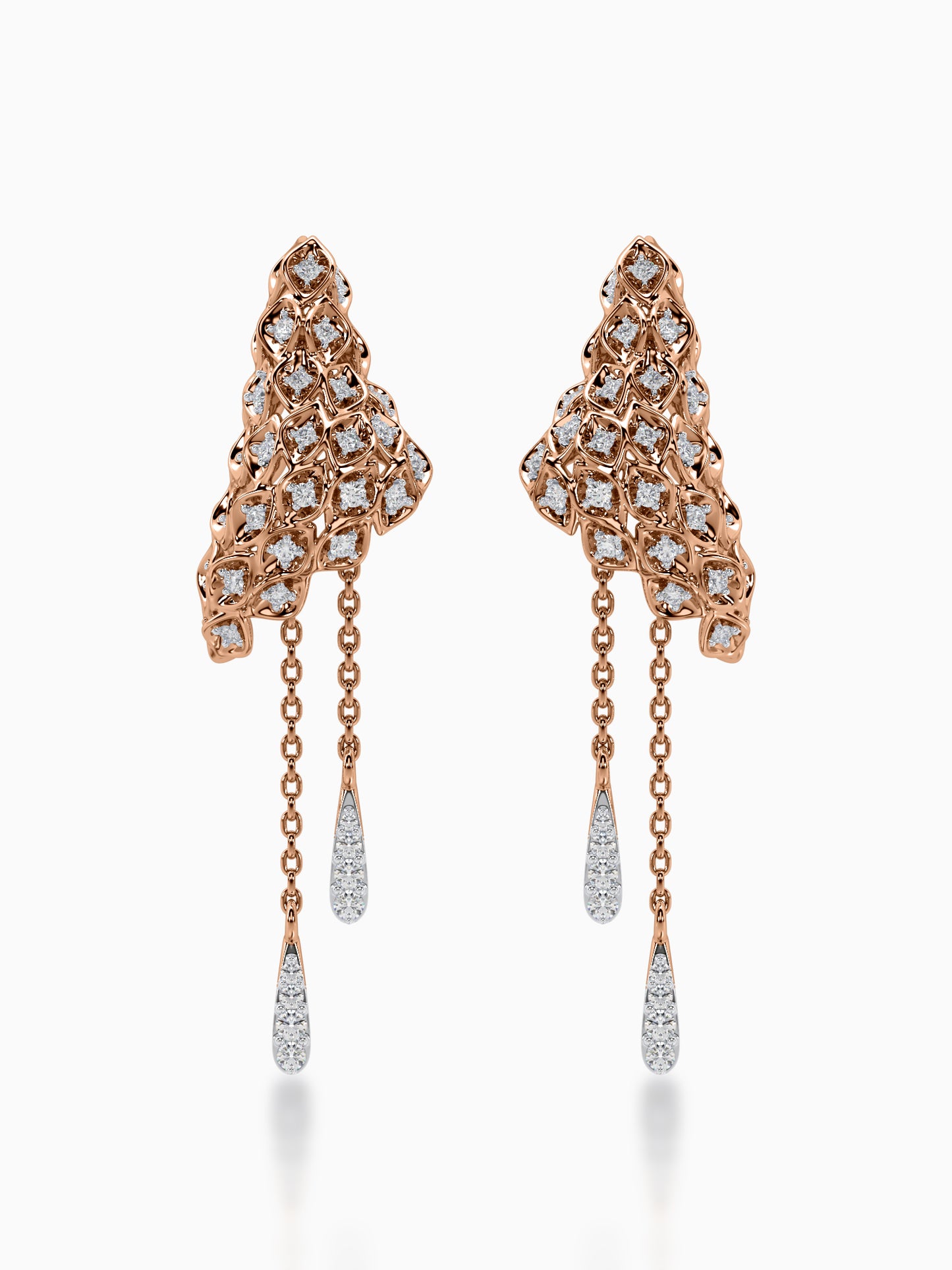 Sunlit serenade diamond earrings