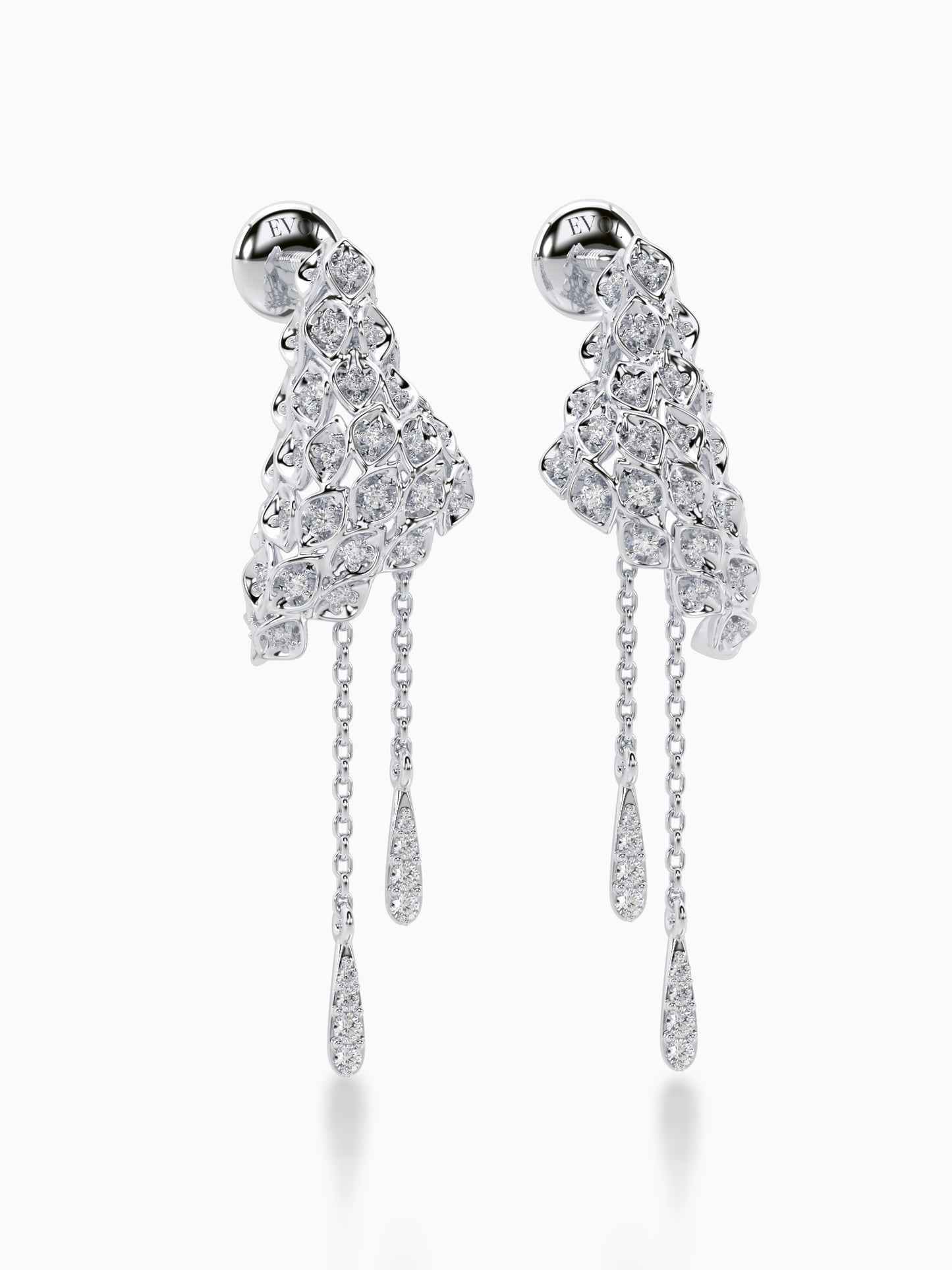 Sunlit serenade diamond earrings