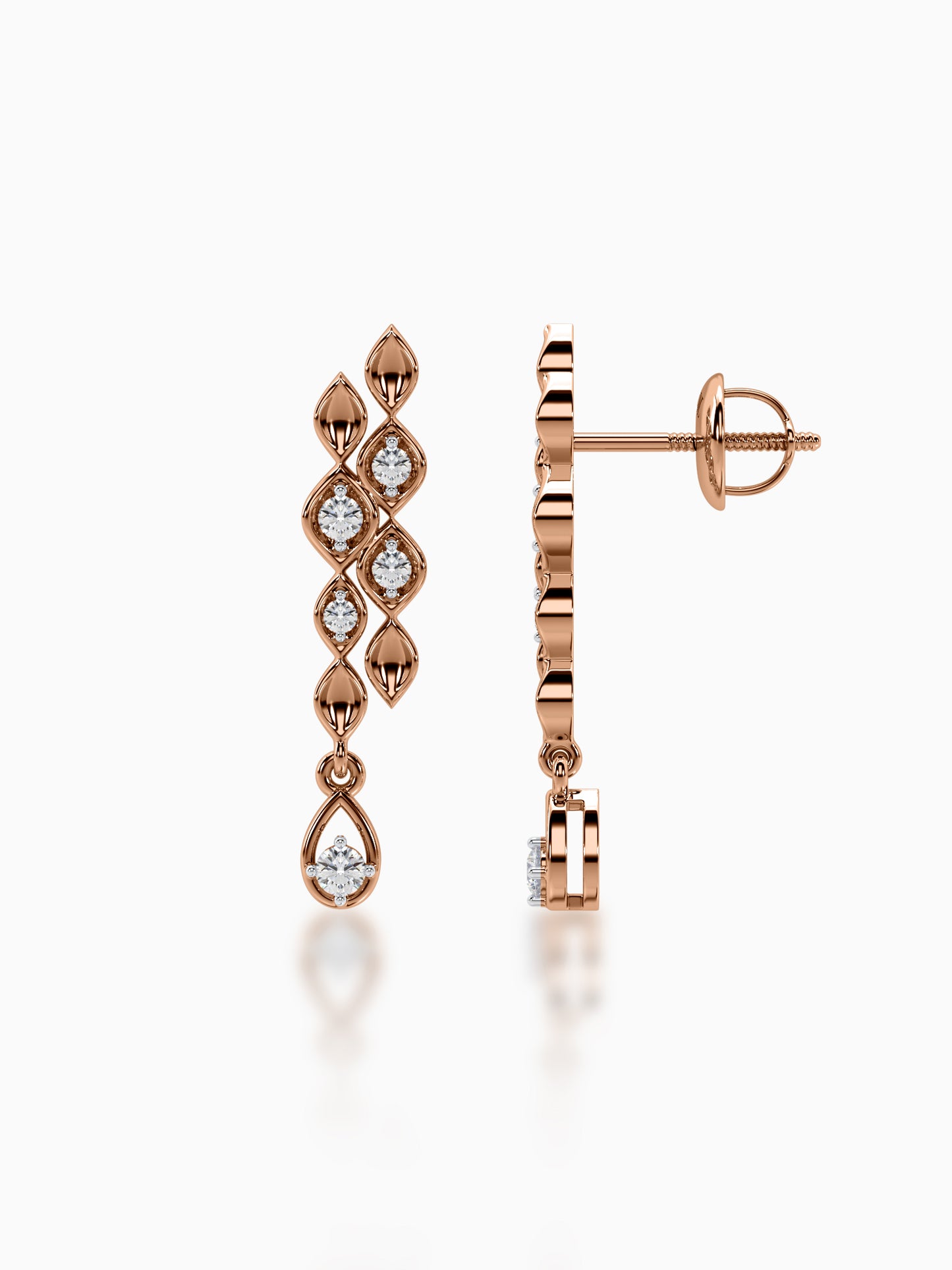 Grapevine Diamond Earrings