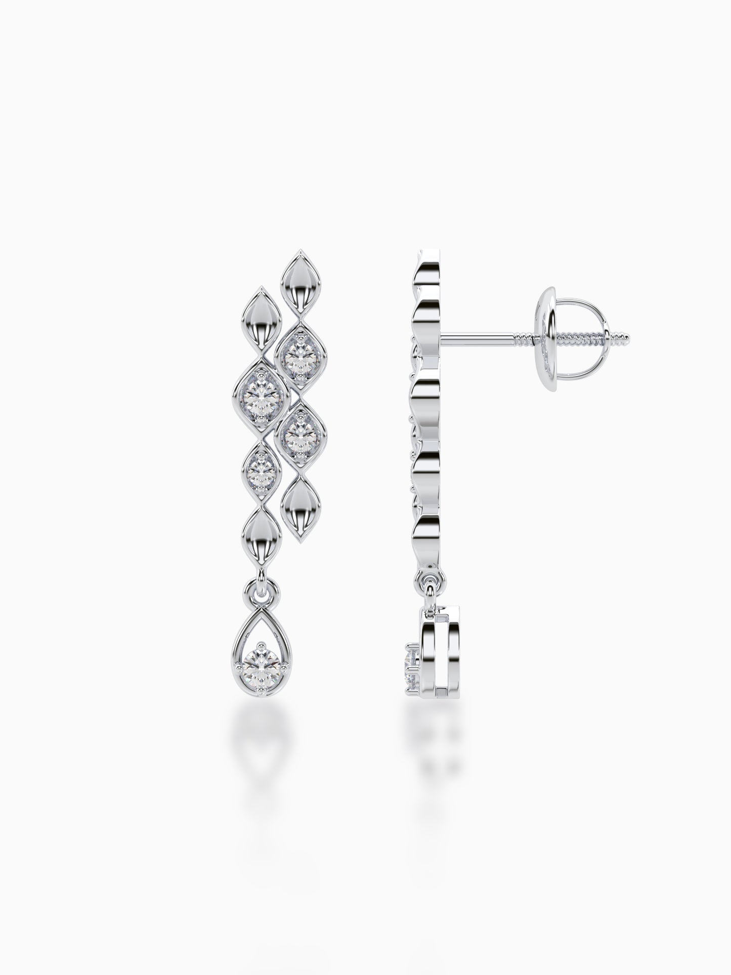 Grapevine Diamond Earrings