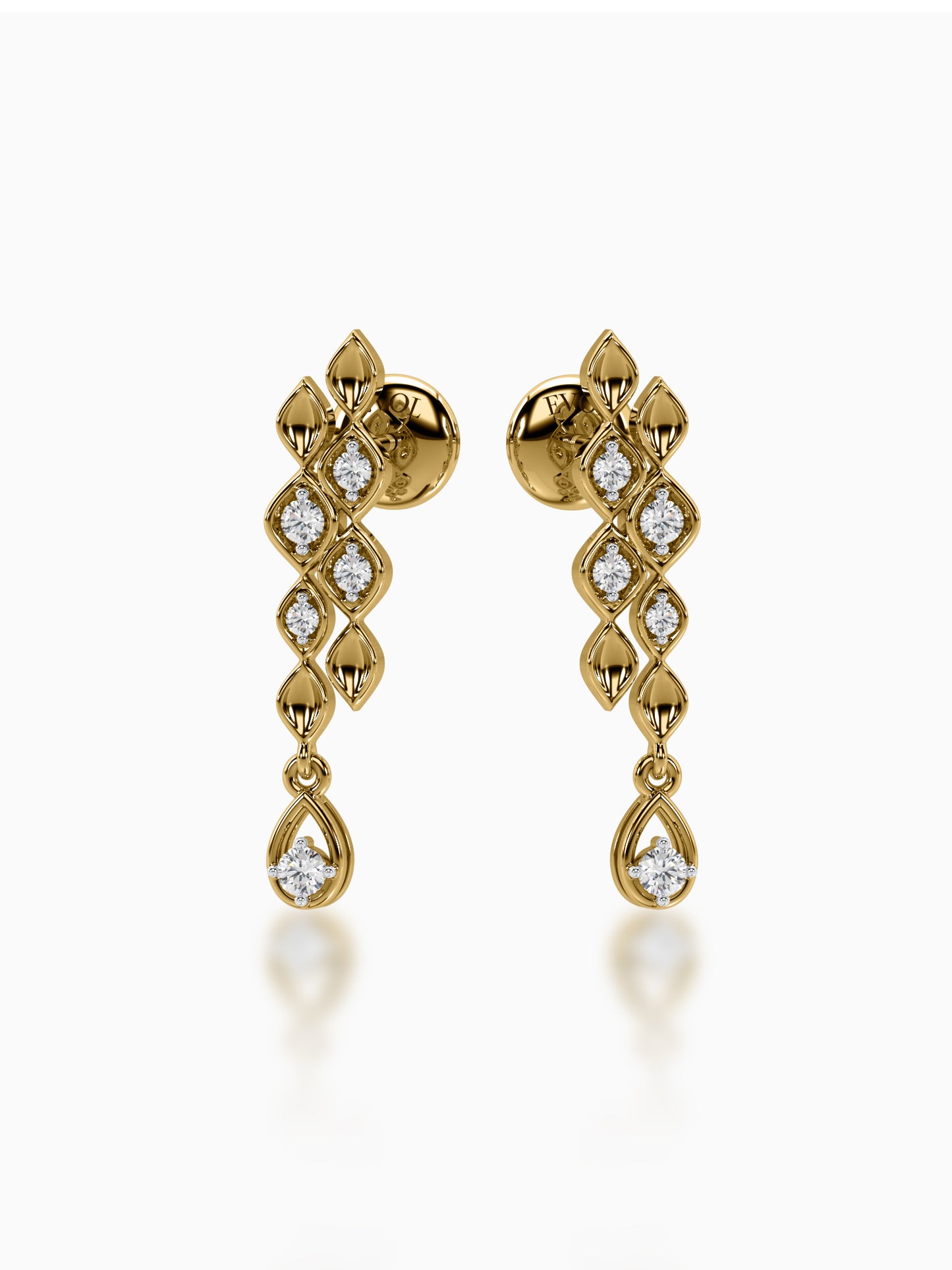 Grapevine Diamond Earrings