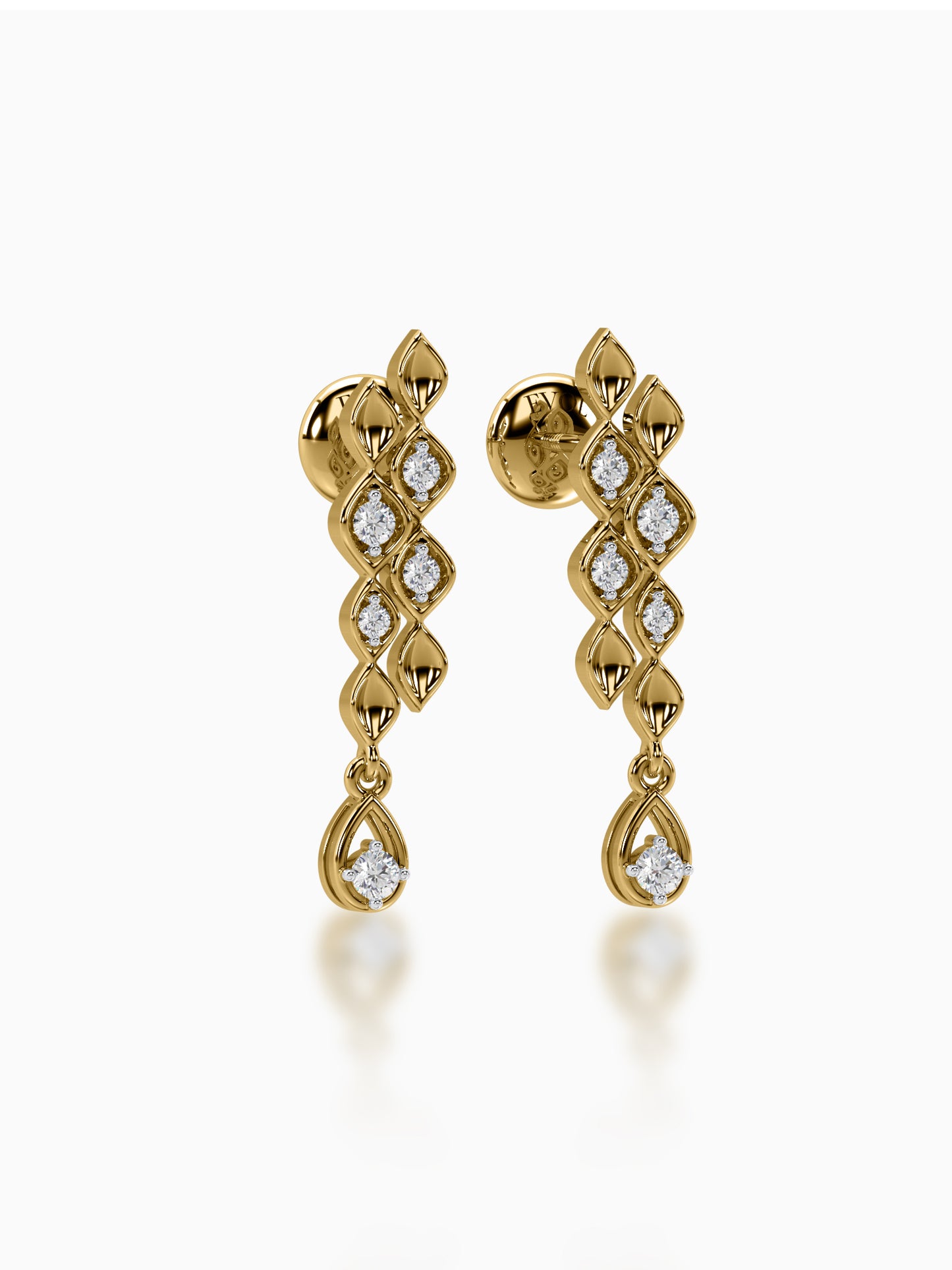 Grapevine Diamond Earrings