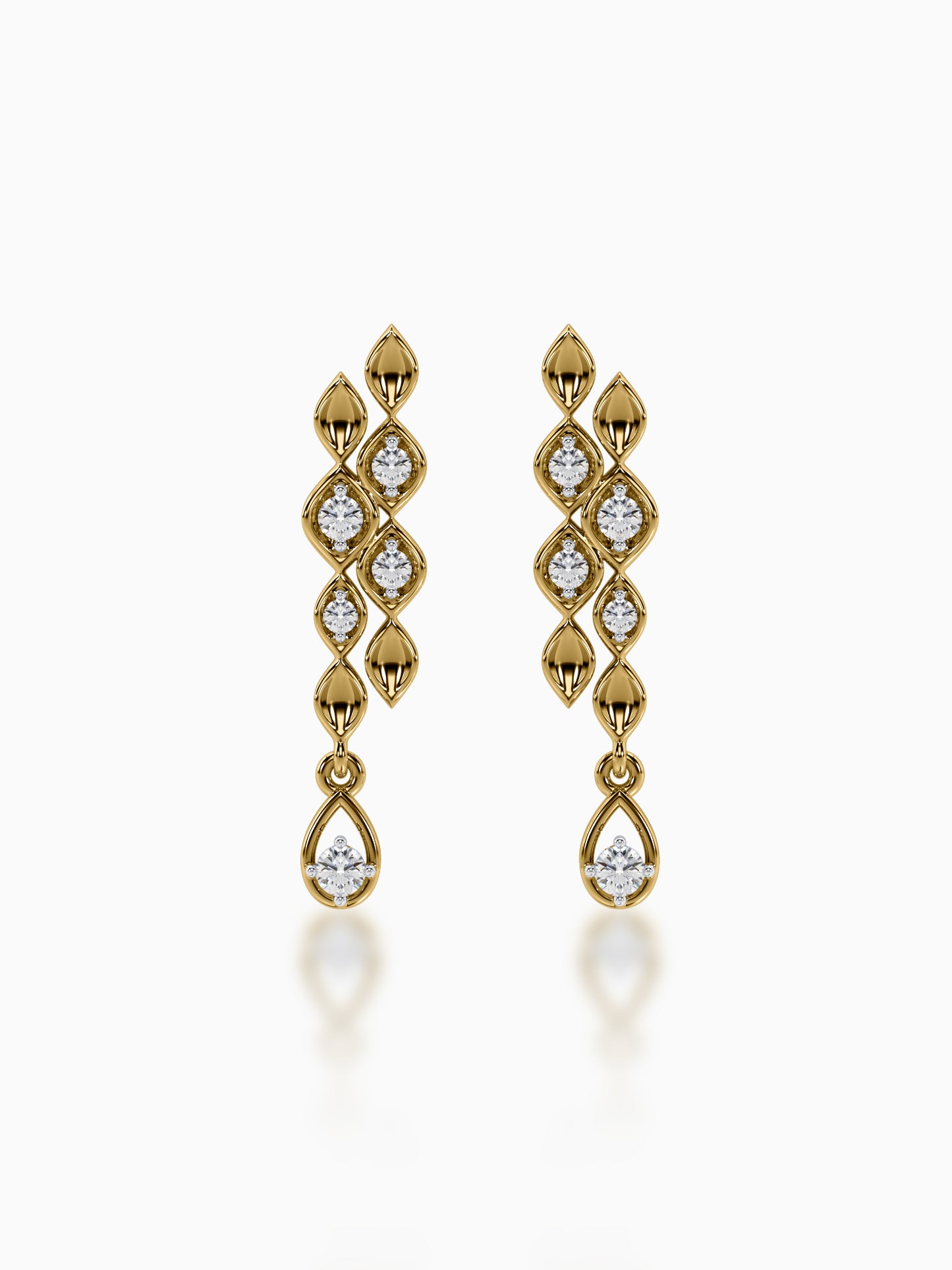 Grapevine Diamond Earrings