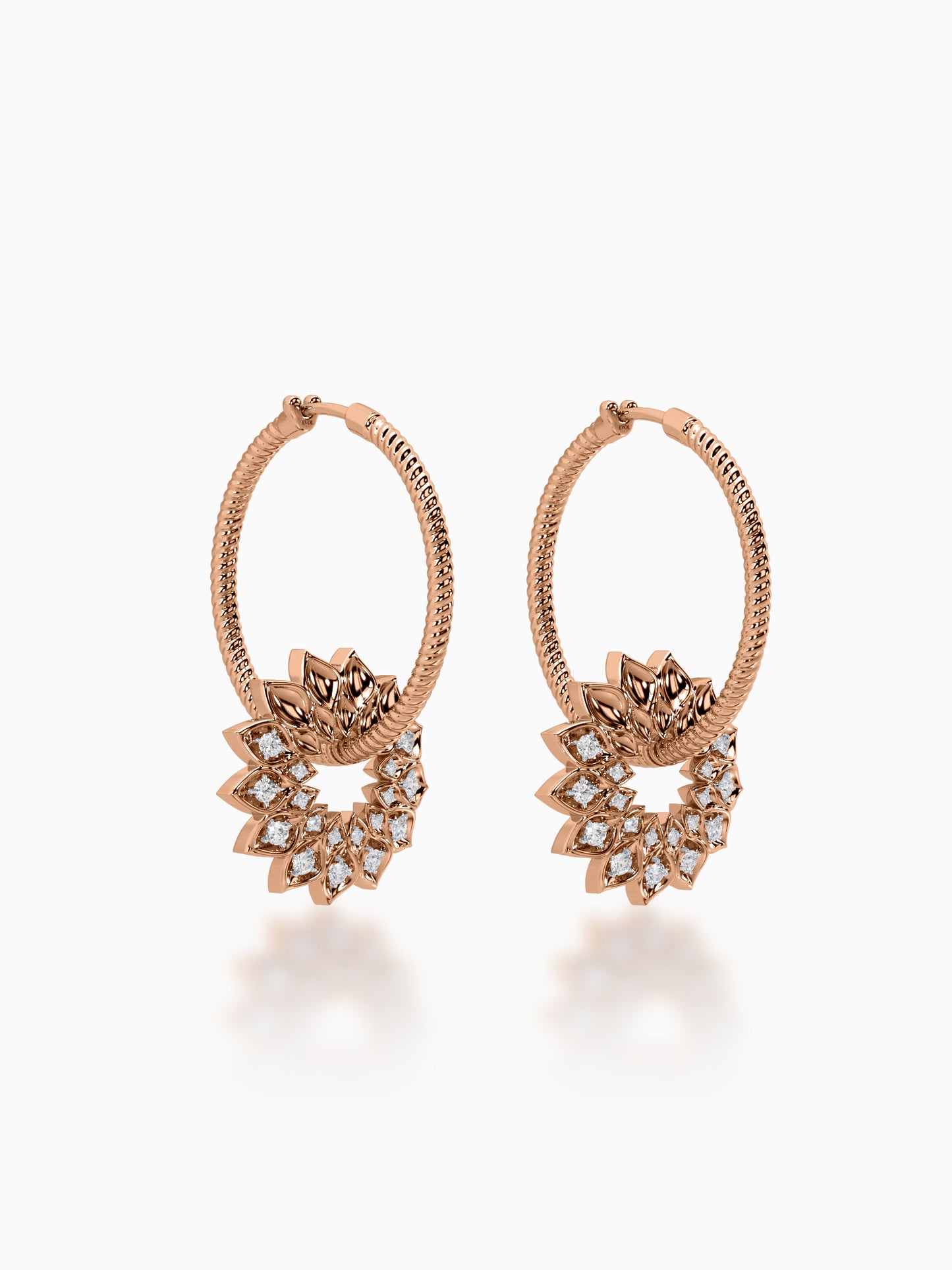 Sunburst Diamond Earrings