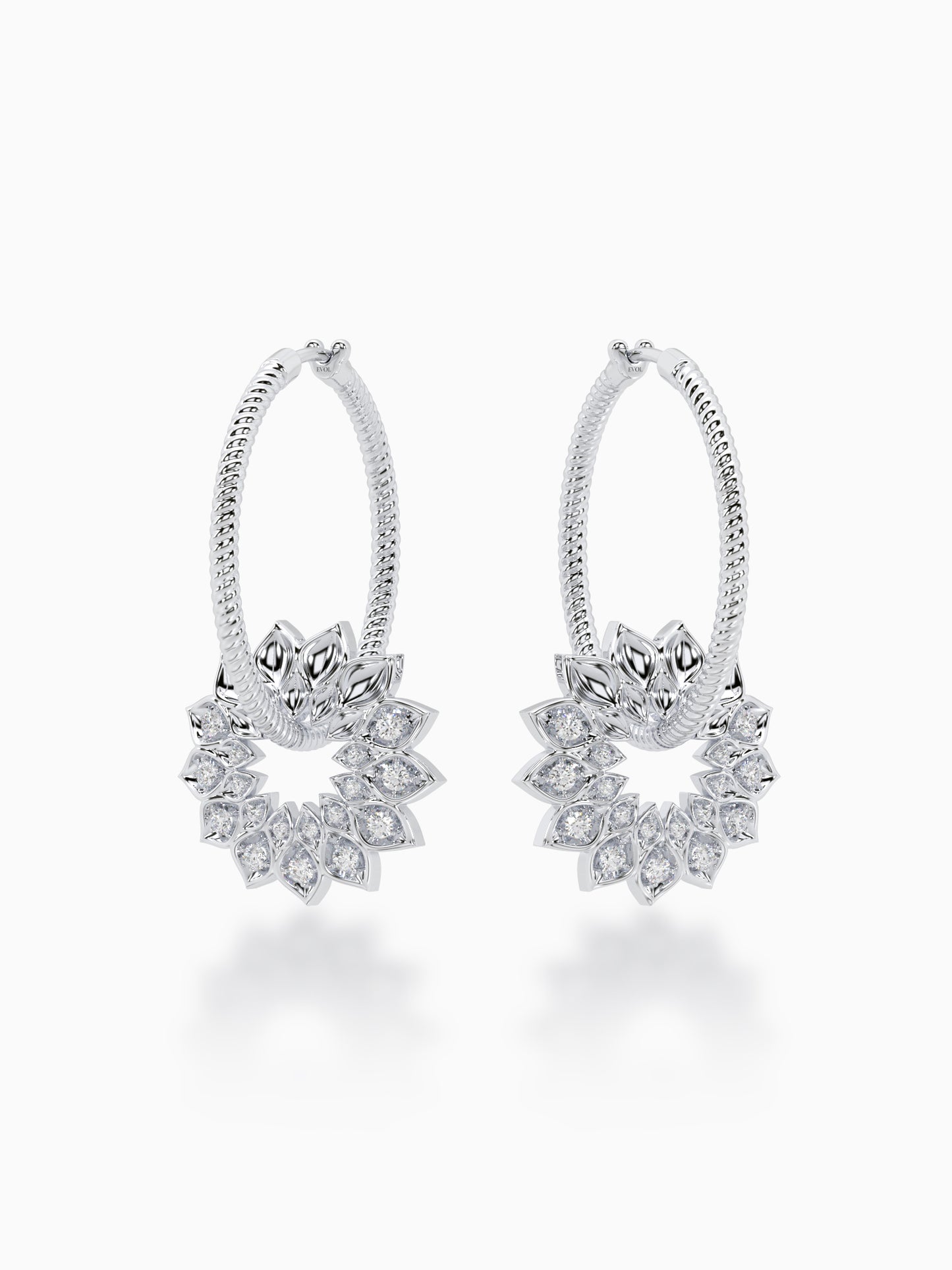 Sunburst Diamond Earrings