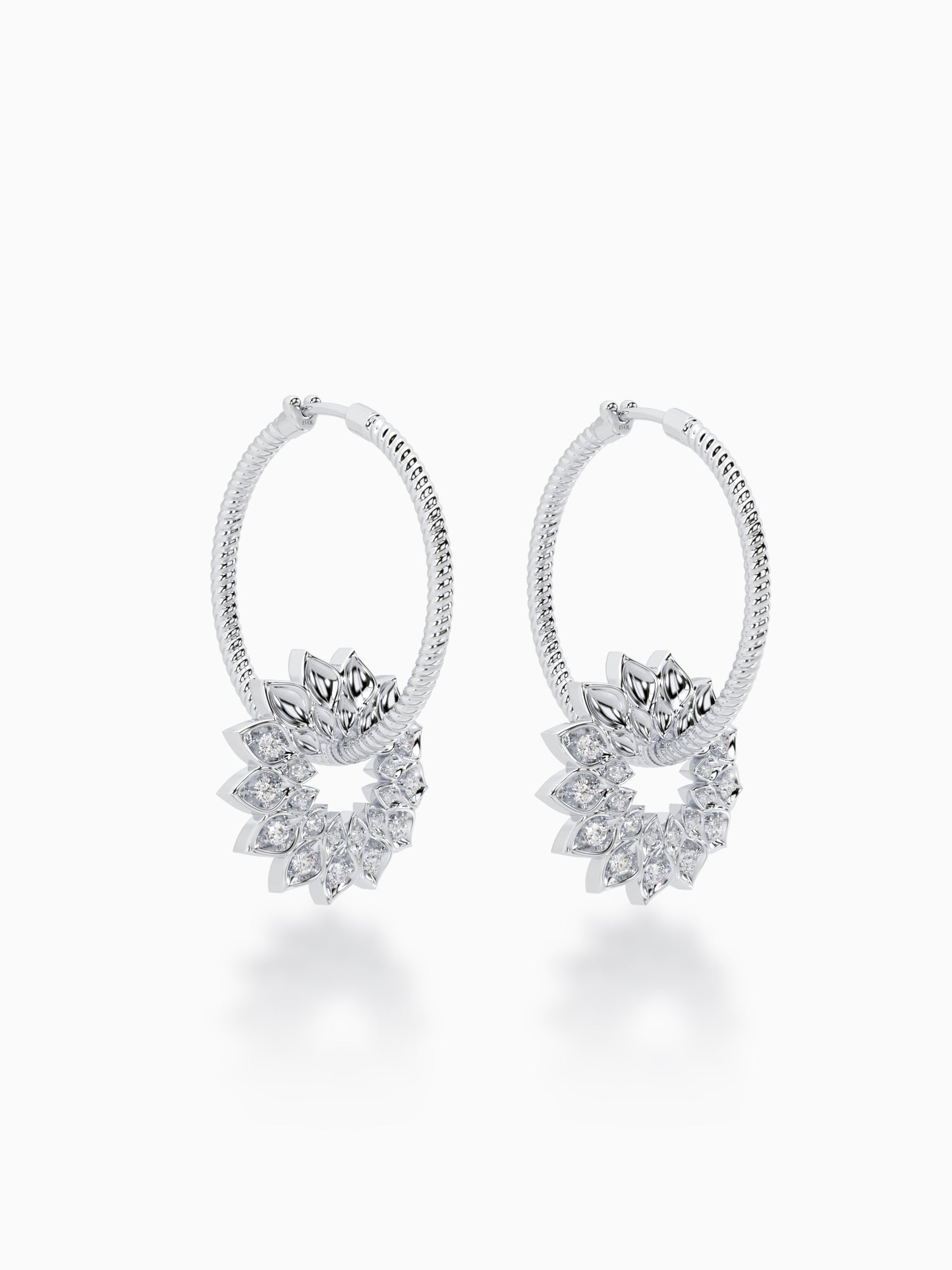 Sunburst Diamond Earrings