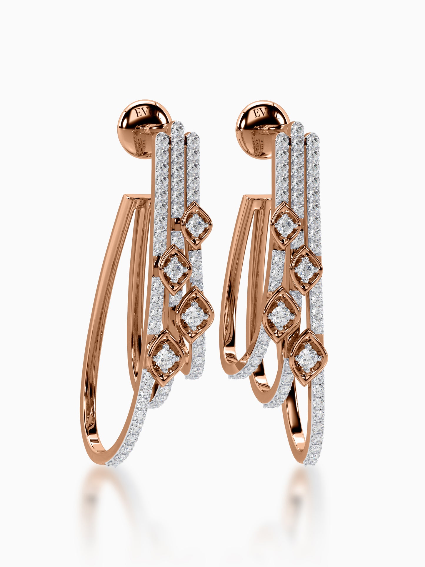 Rococo Diamond Earrings