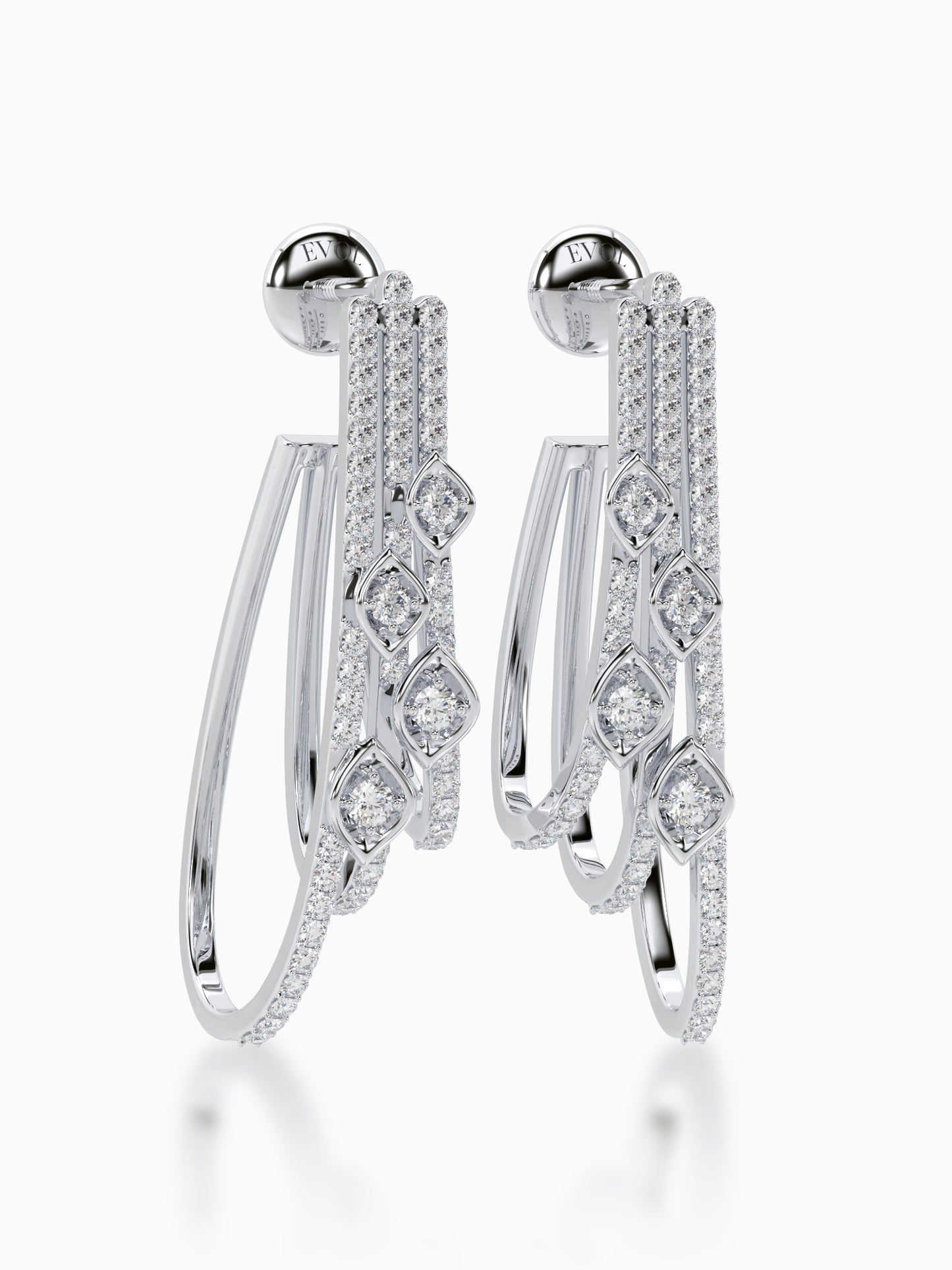 Rococo Diamond Earrings