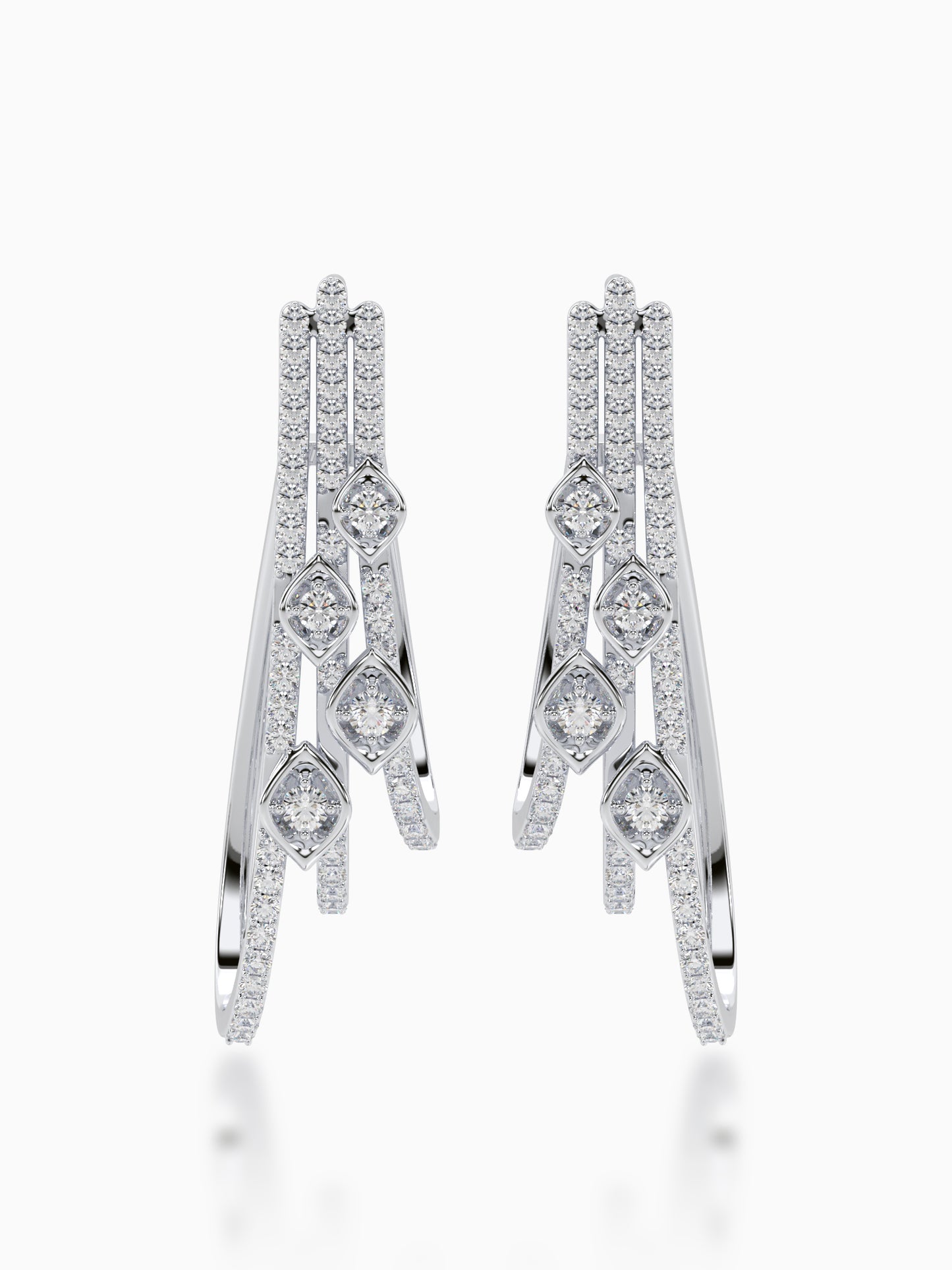 Rococo Diamond Earrings