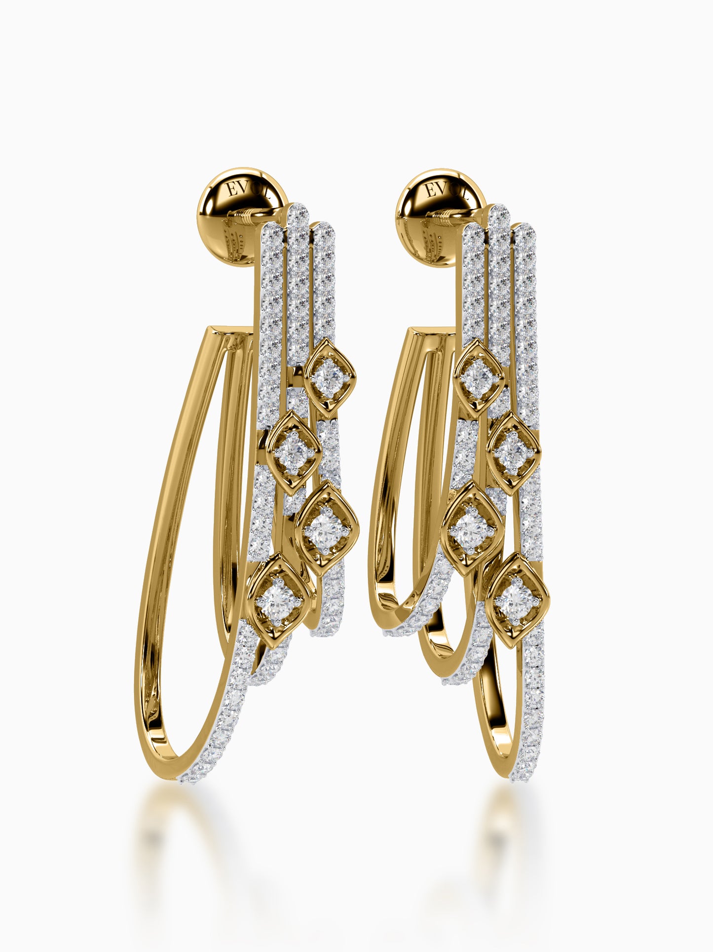 Rococo Diamond Earrings