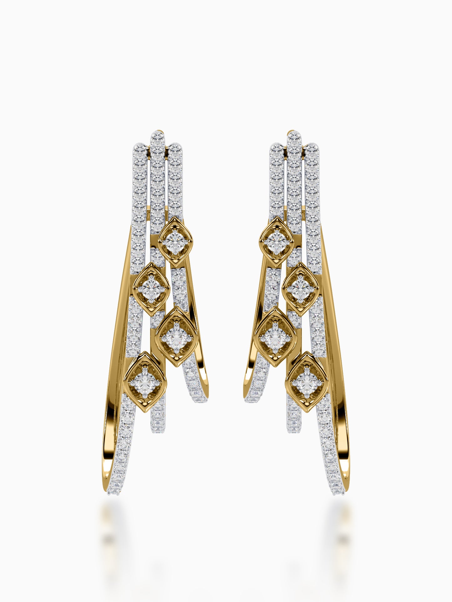 Rococo Diamond Earrings