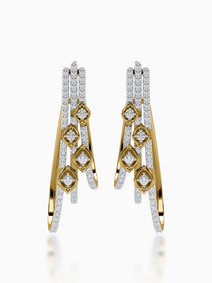 Rococo Diamond Earrings