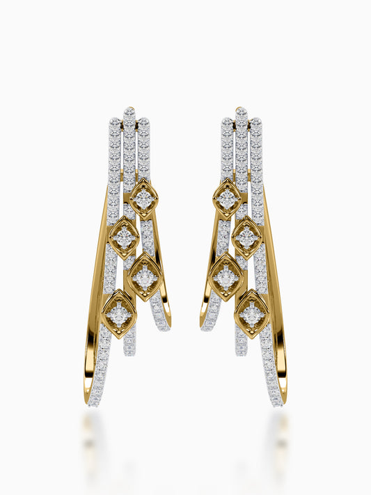 Rococo Diamond Earrings