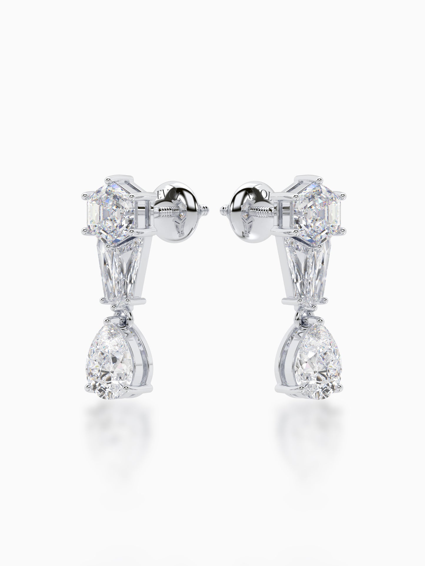 Polygon Passion Diamond Earrings