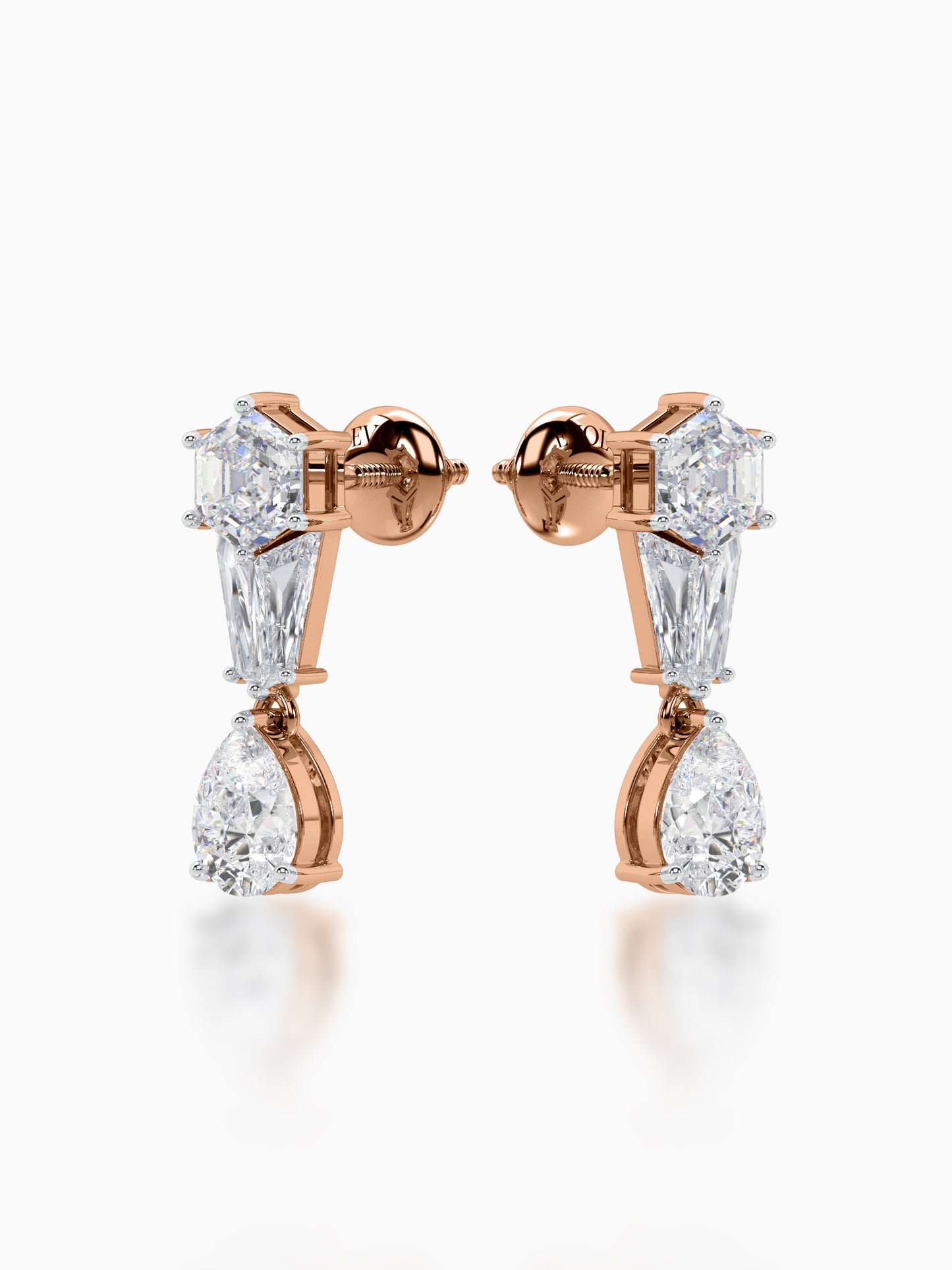 Polygon Passion Diamond Earrings