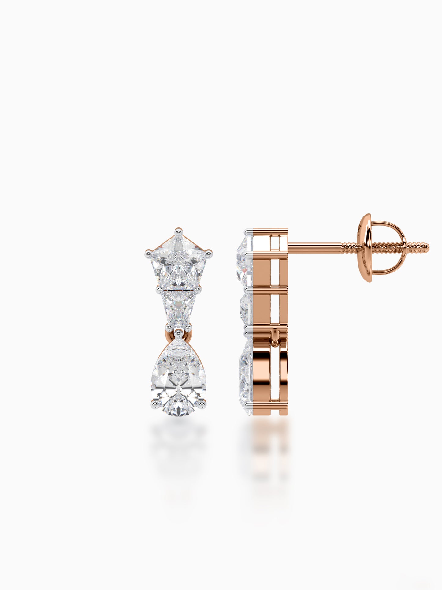 Elara diamond earrings