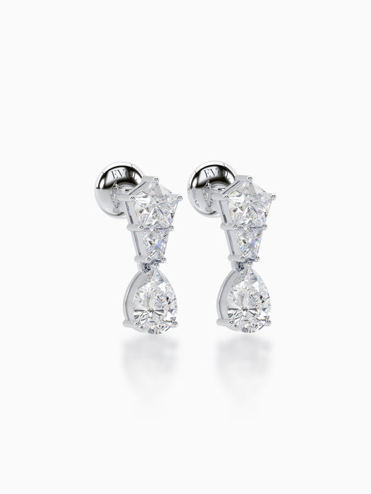 Elara diamond earrings