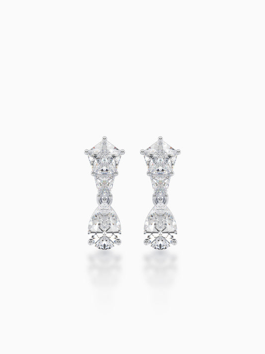 Elara diamond earrings - Evol Jewels