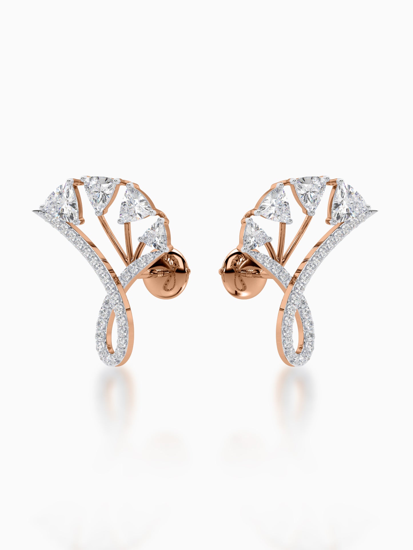 Gilded Stardust Diamond Earrings