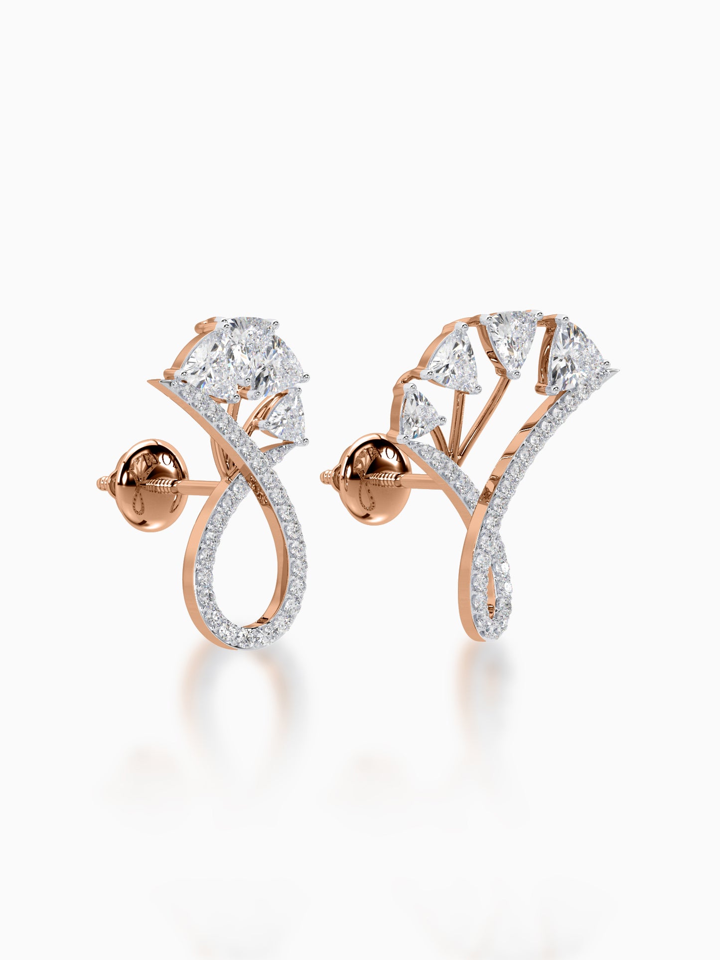 Gilded Stardust Diamond Earrings