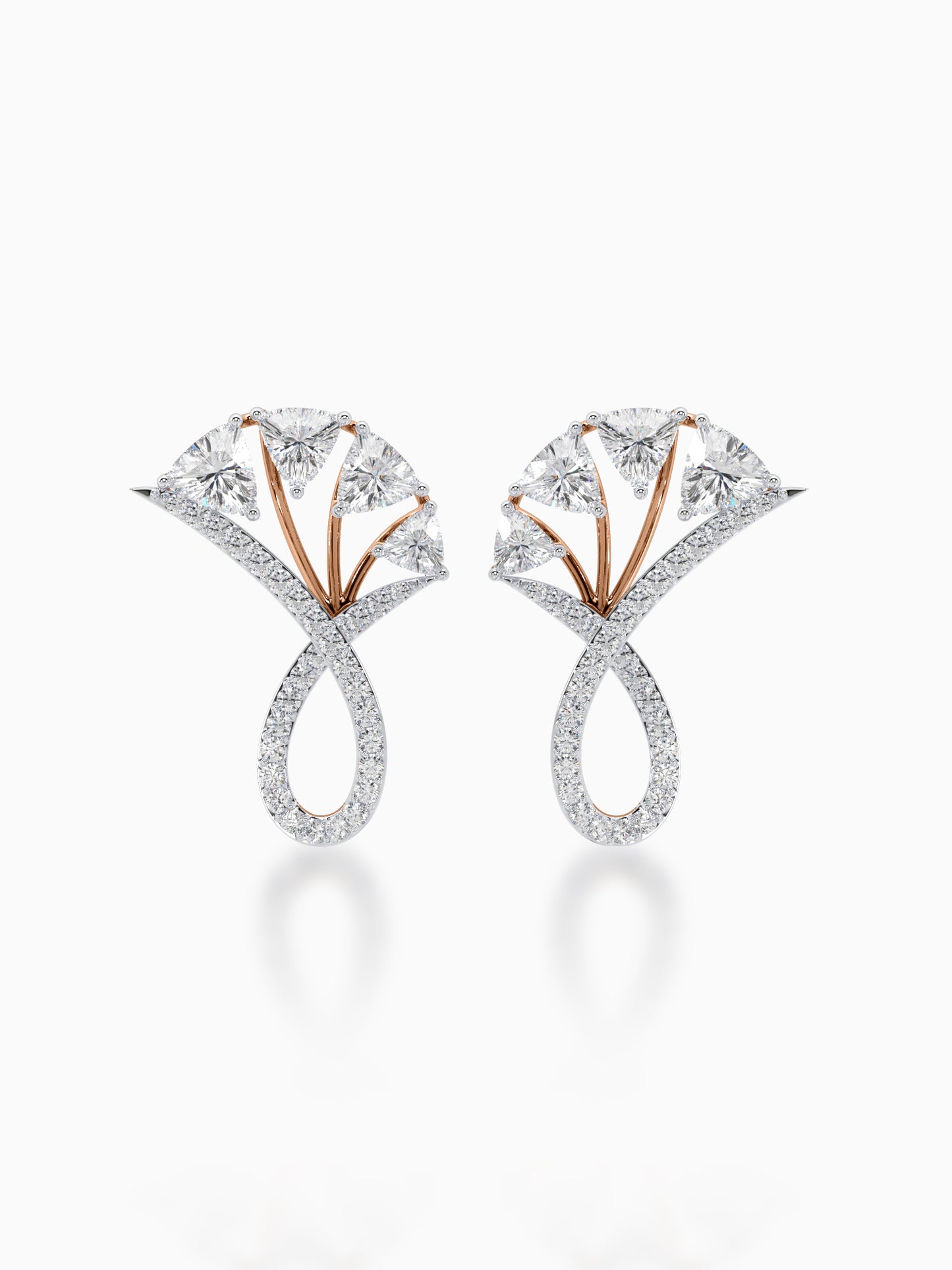 Gilded Stardust Diamond Earrings