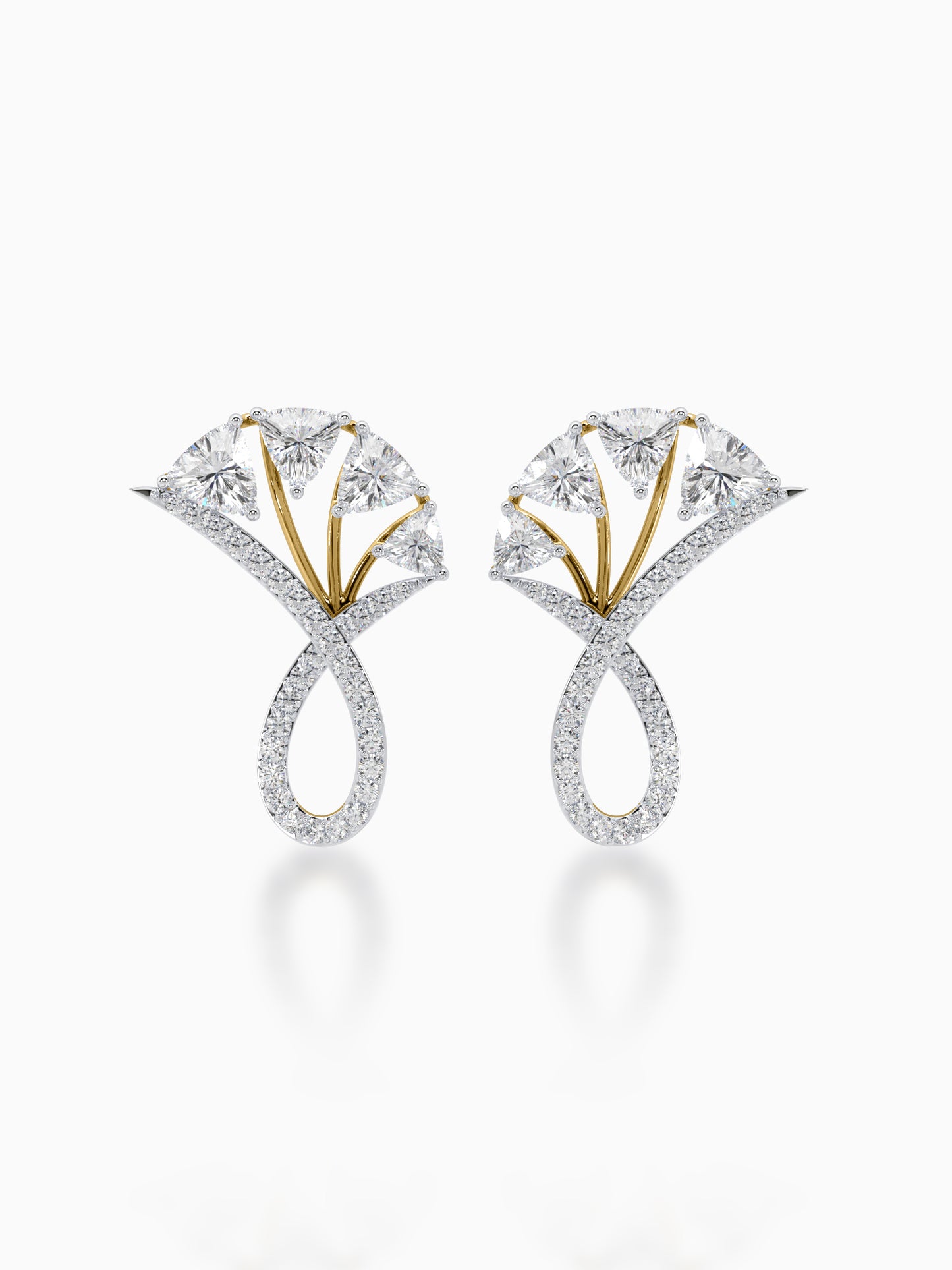 Gilded Stardust Diamond Earrings