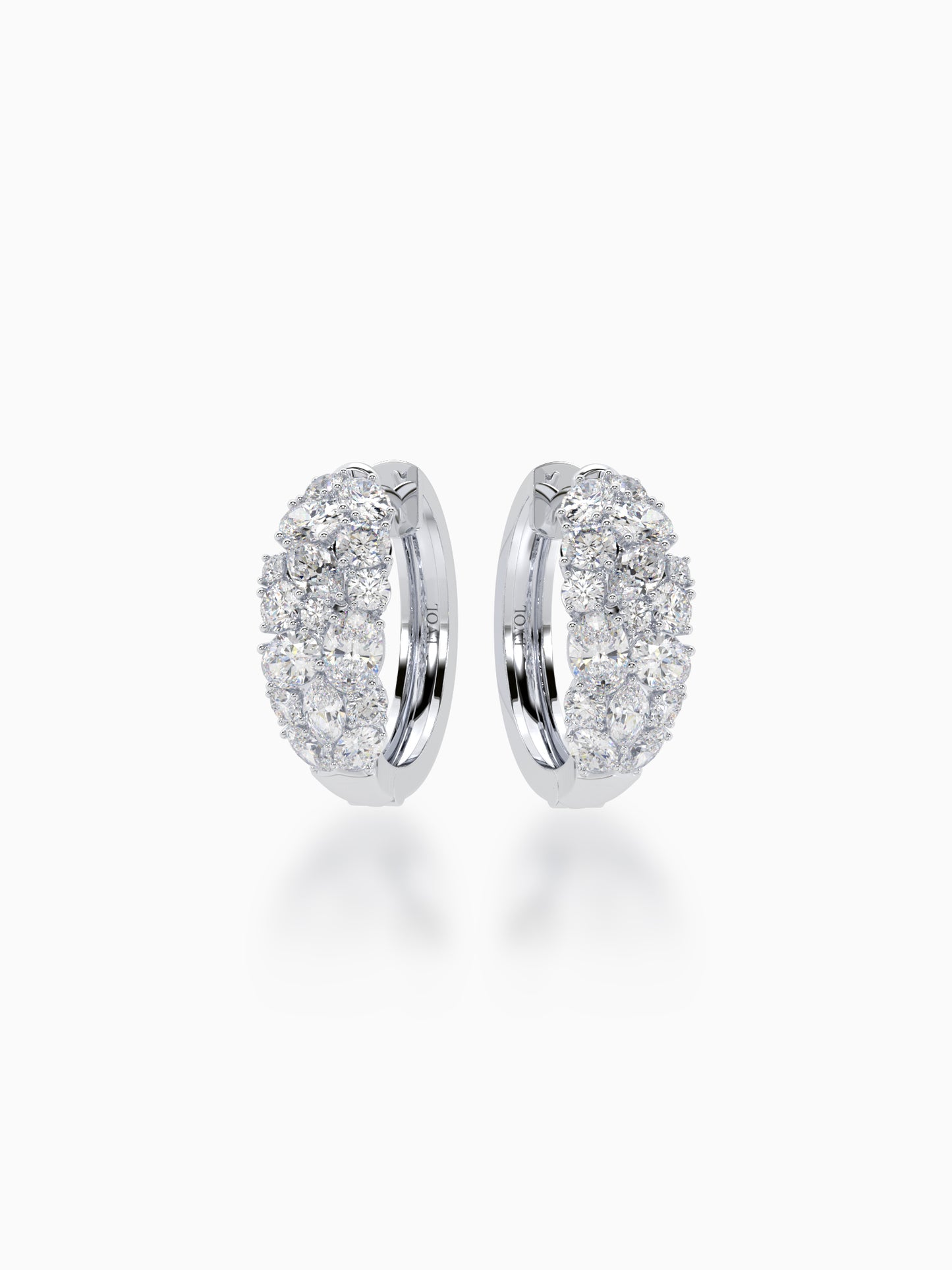 Luminary Diamond Huggie Earring