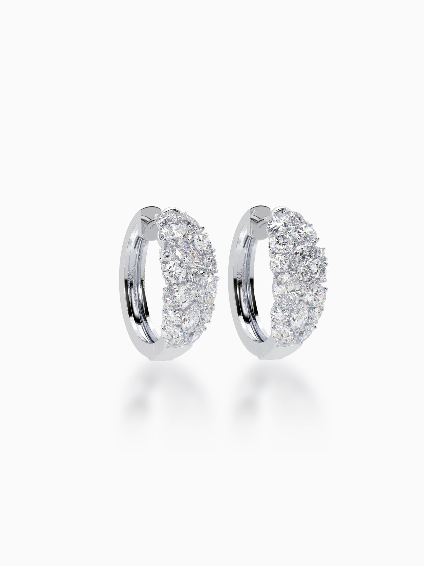 Luminary Diamond Huggie Earring