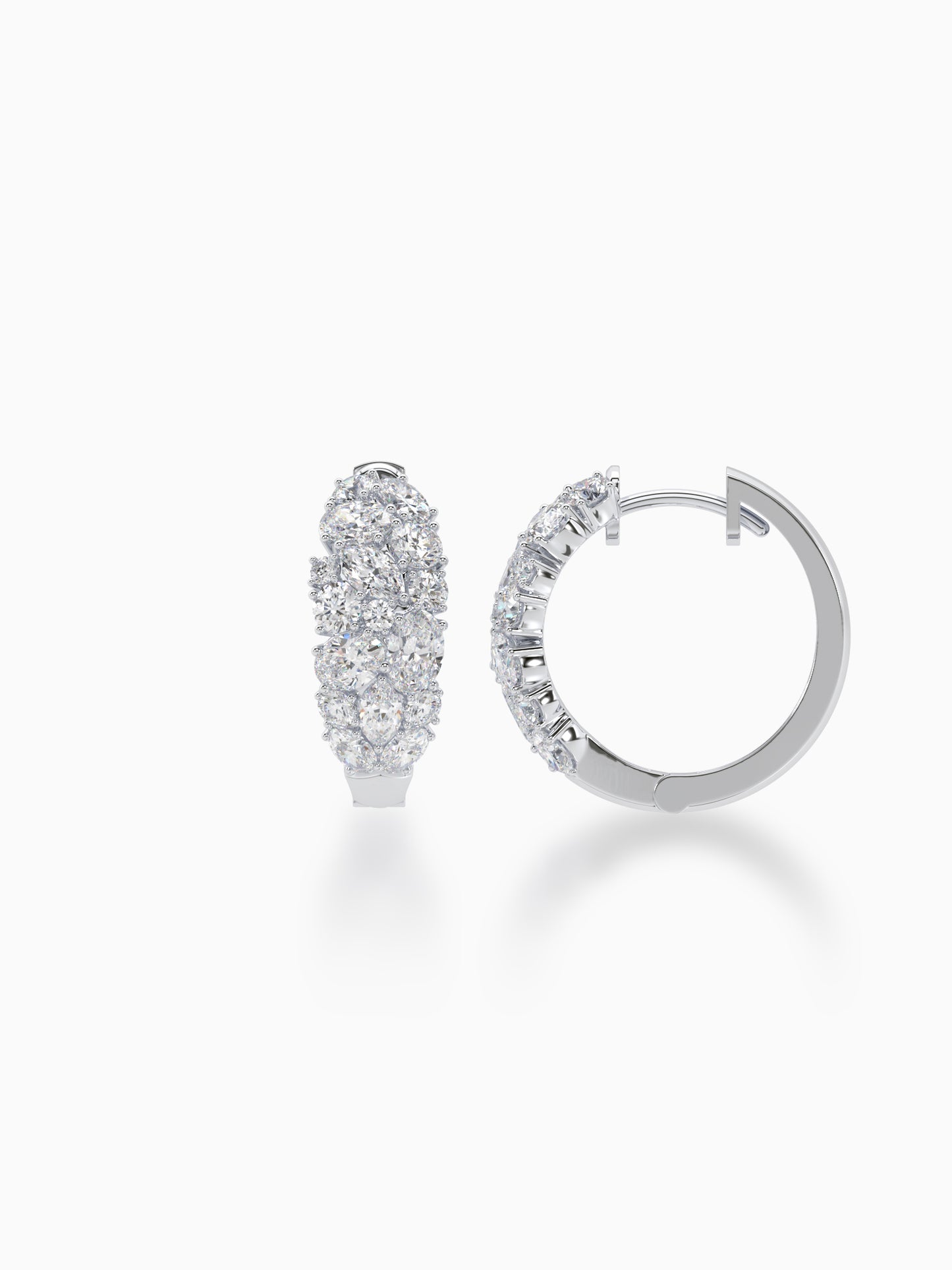 Luminary Diamond Huggie Earring