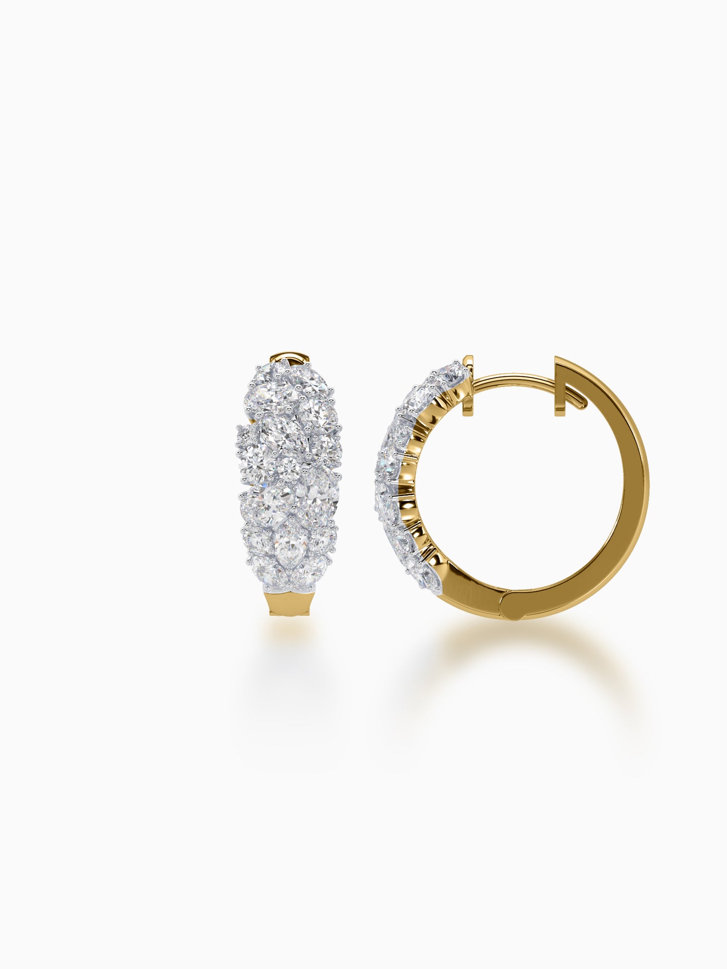 Luminary Diamond Huggie Earring