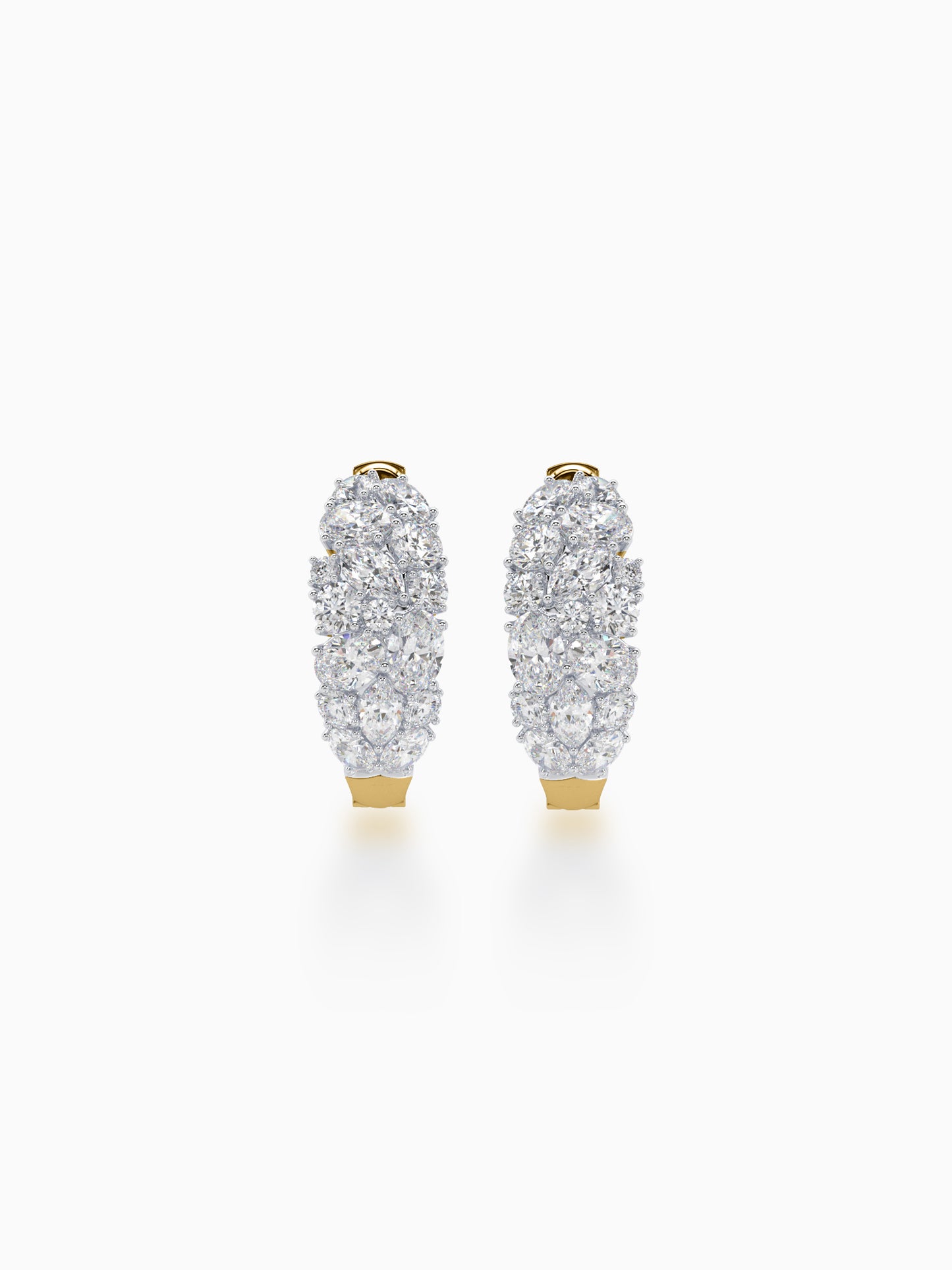 Luminary Diamond Huggie Earring