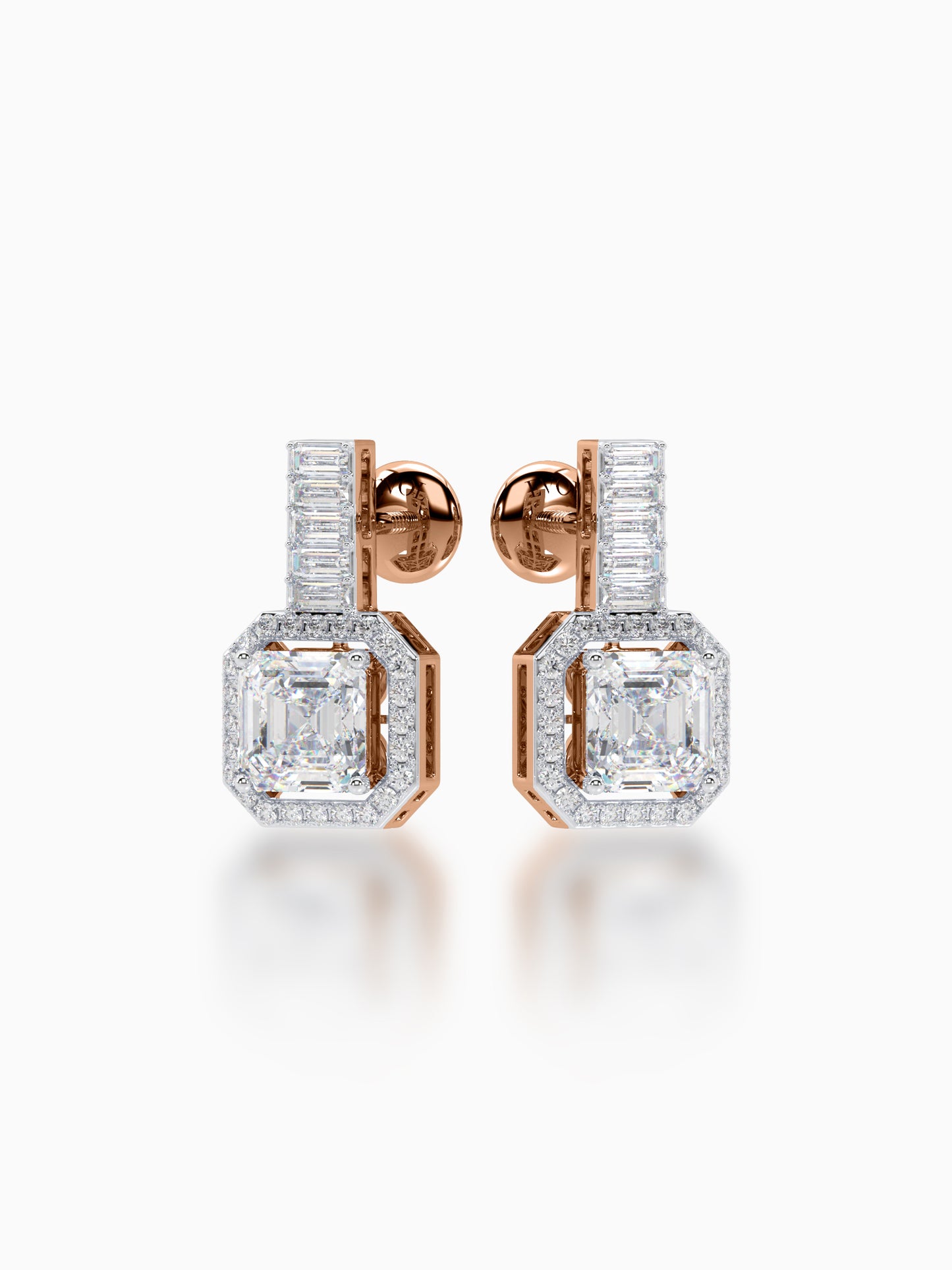 Embrace Diamond Halo Earrings