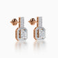 Embrace Diamond Halo Earrings